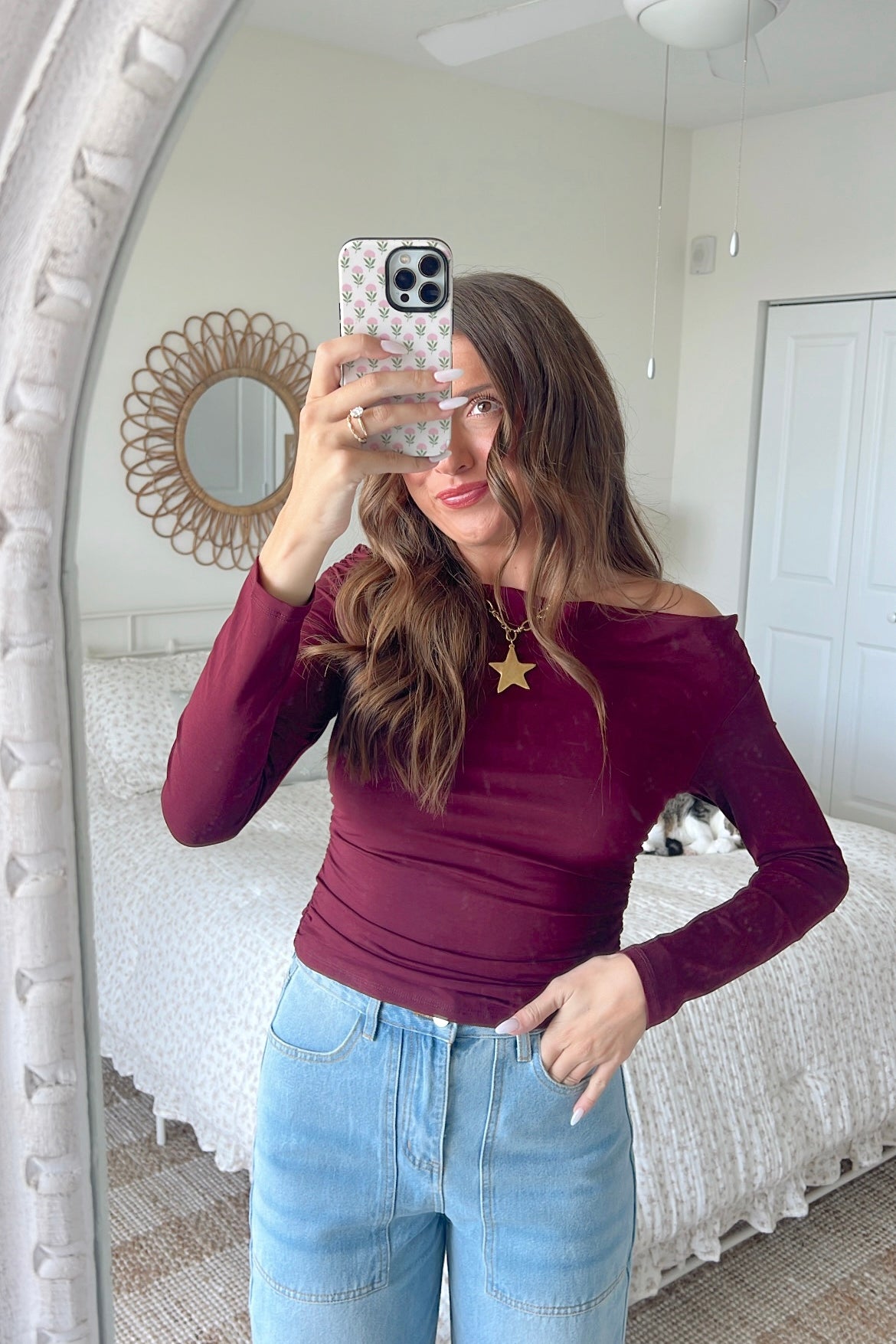 Dawn Long Sleeve - Burgundy