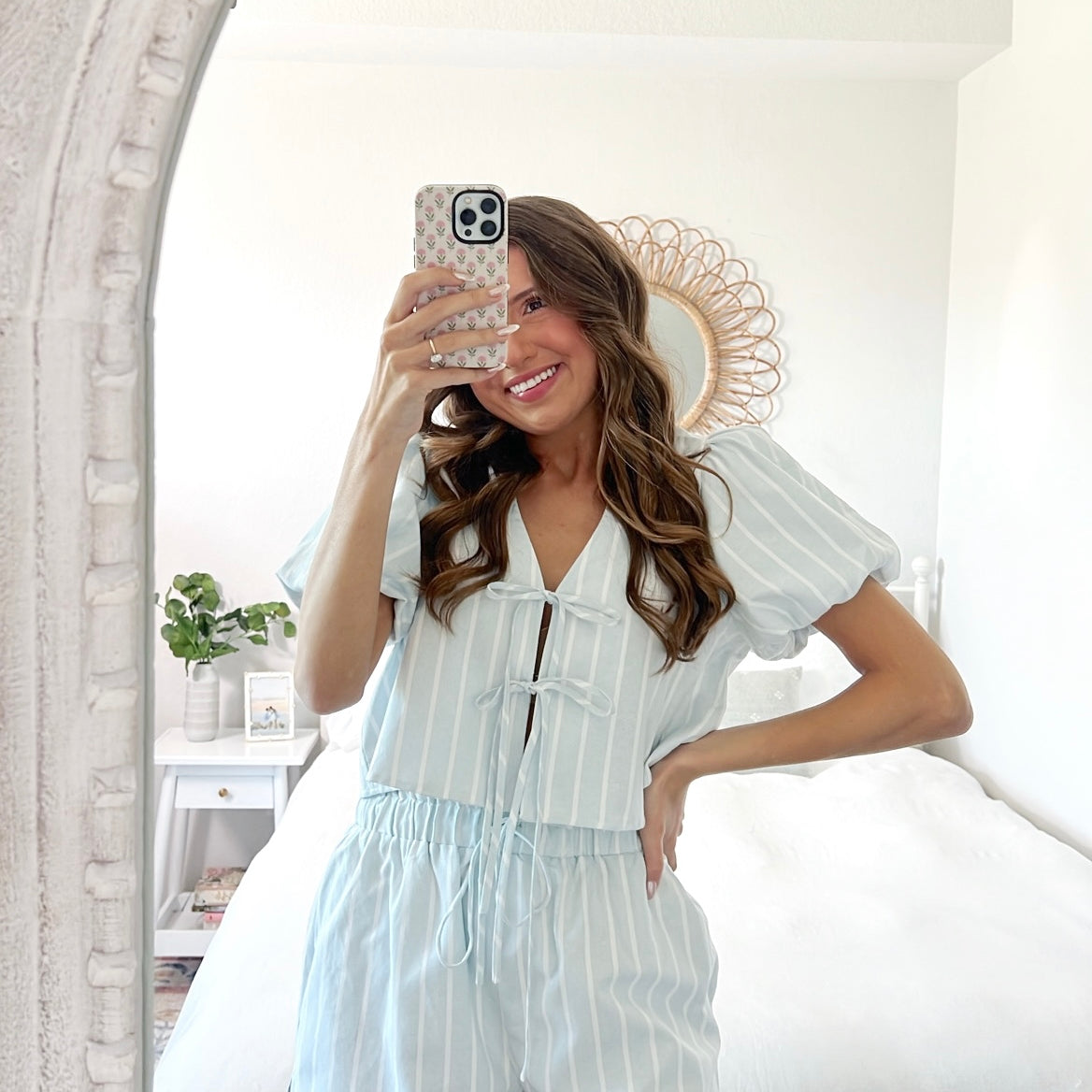 Blue Stripe Summer Set