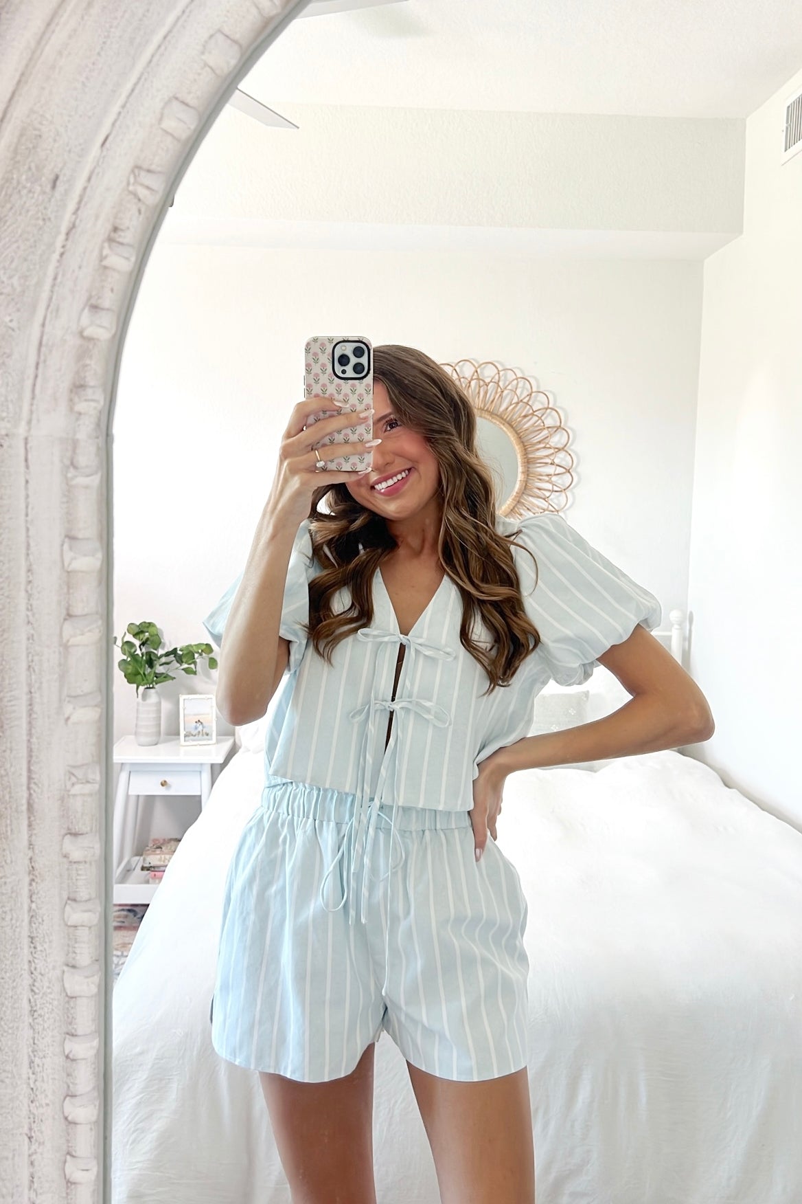 Blue Stripe Summer Set