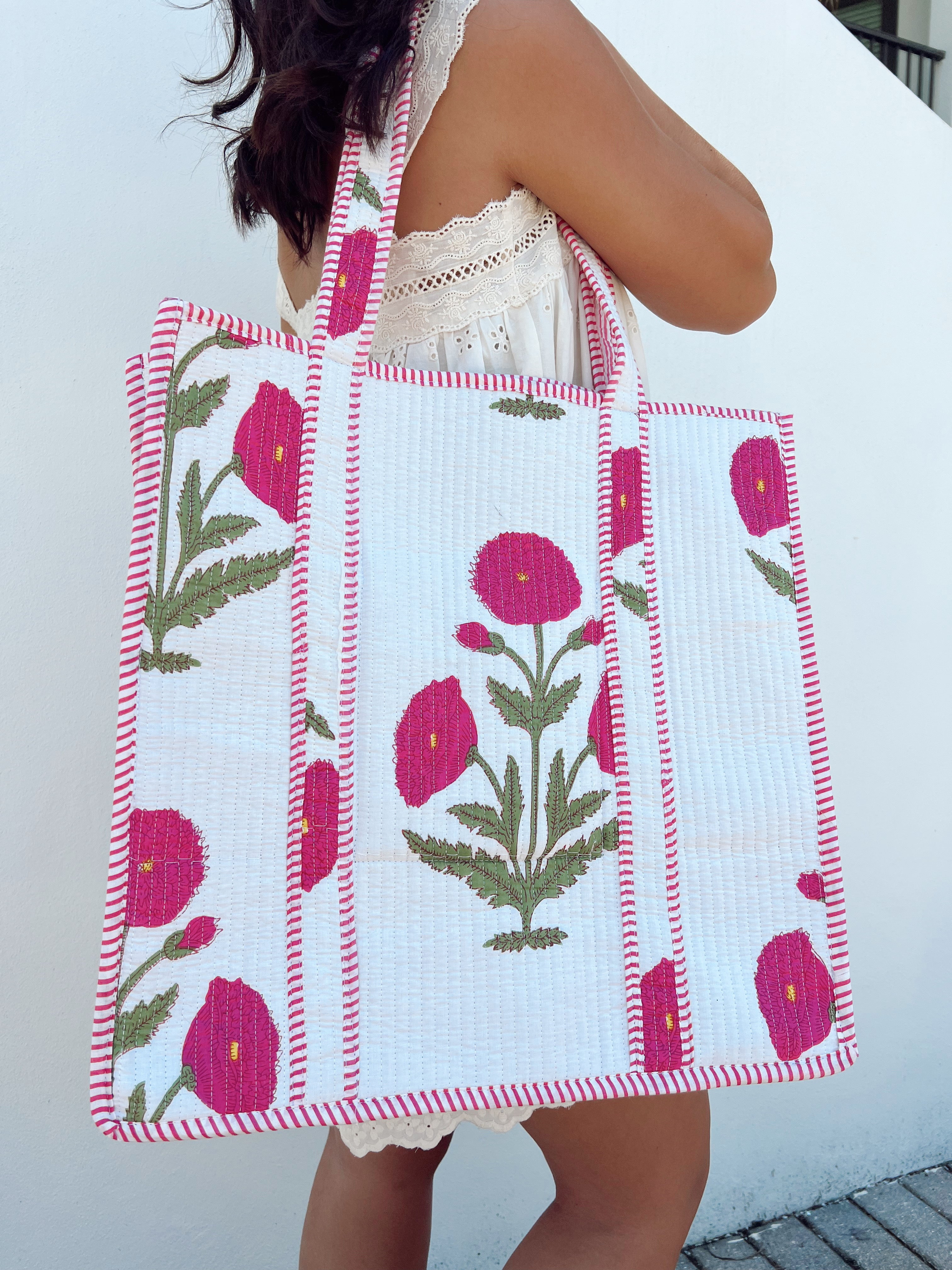 Megan Flower Tote