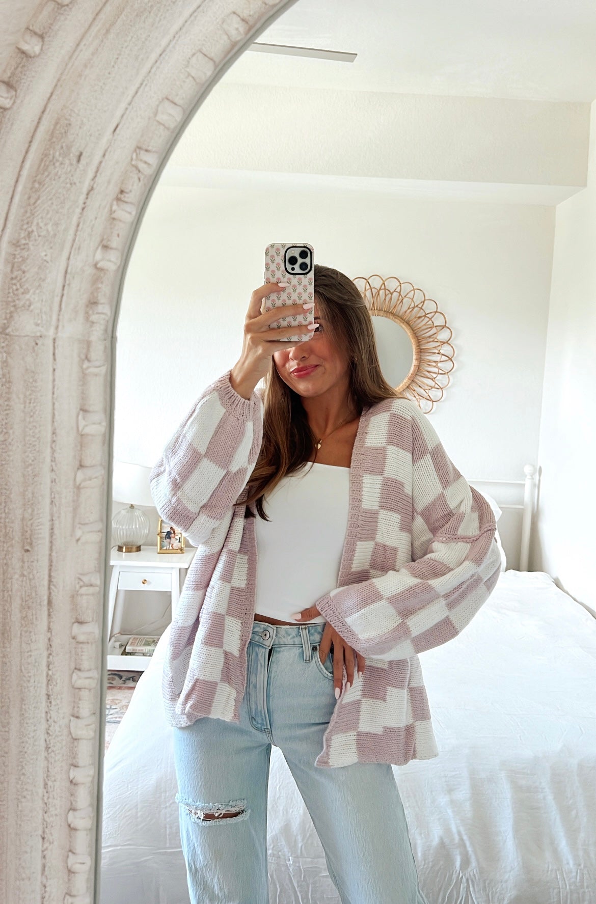 LOLA CARDIGAN - LILAC