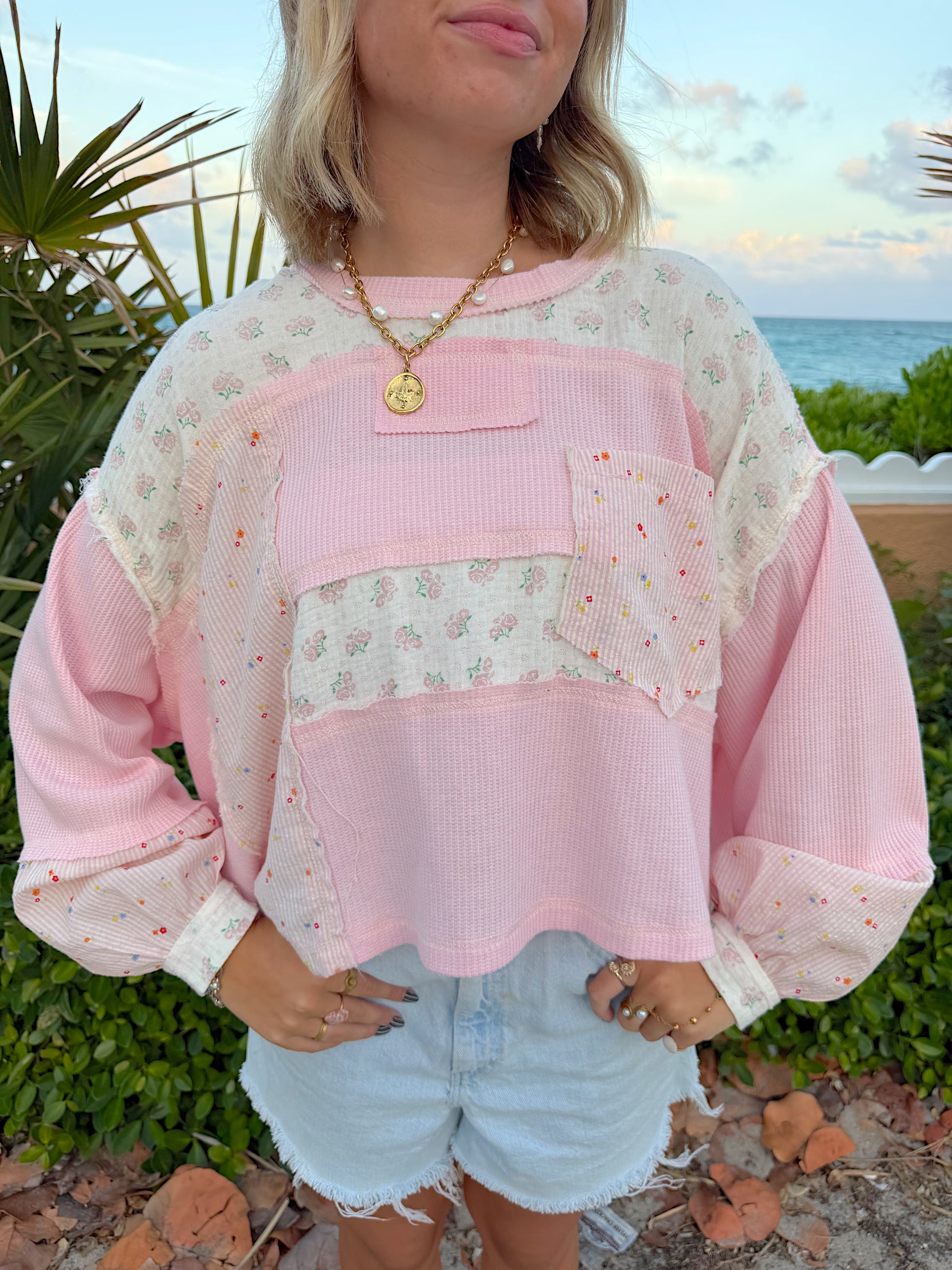 Ellie Patchwork Top