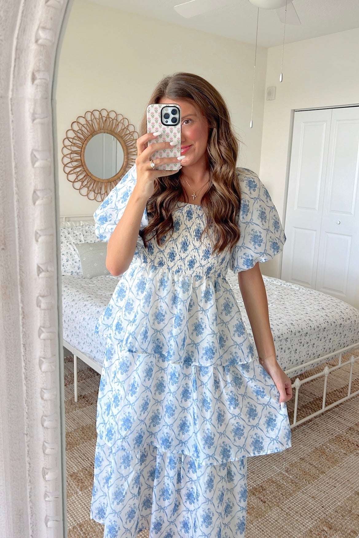 Freedom Blue Bow Maxi