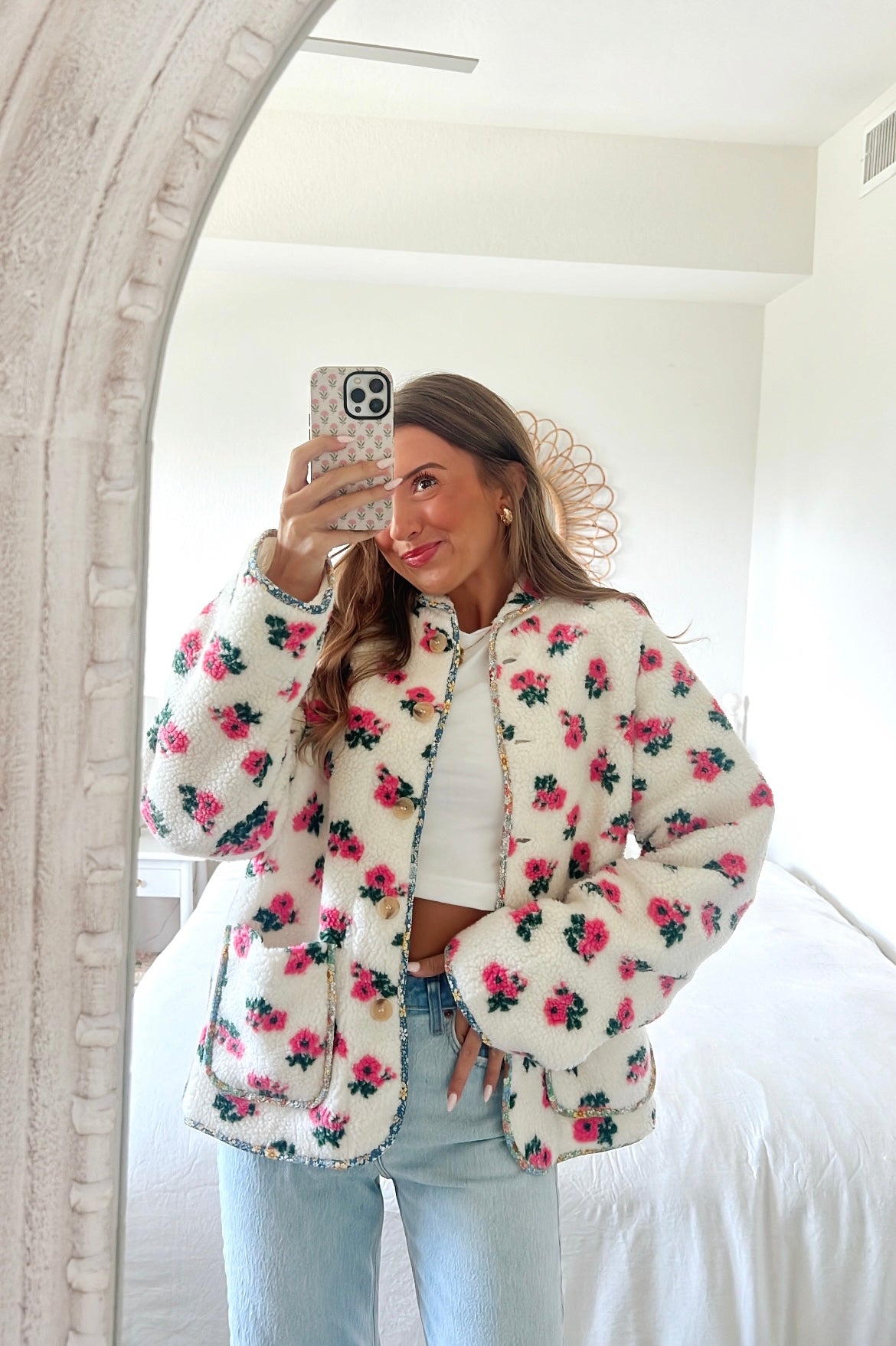 BENNY SHERPA JACKET - IVORY
