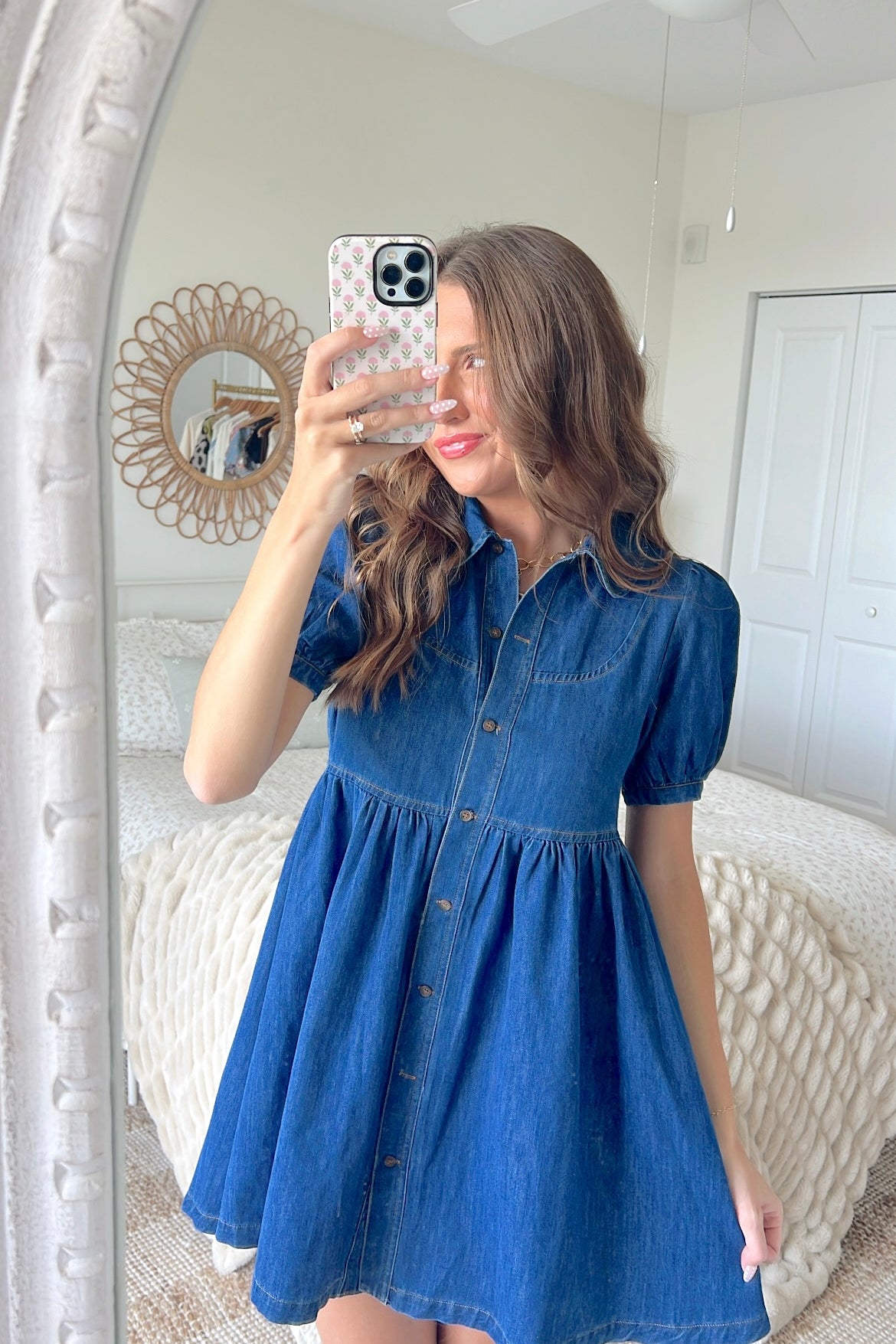Avery Denim Mini Dress