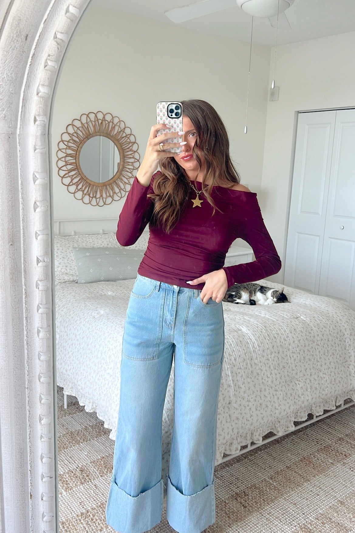 Dawn Long Sleeve - Burgundy