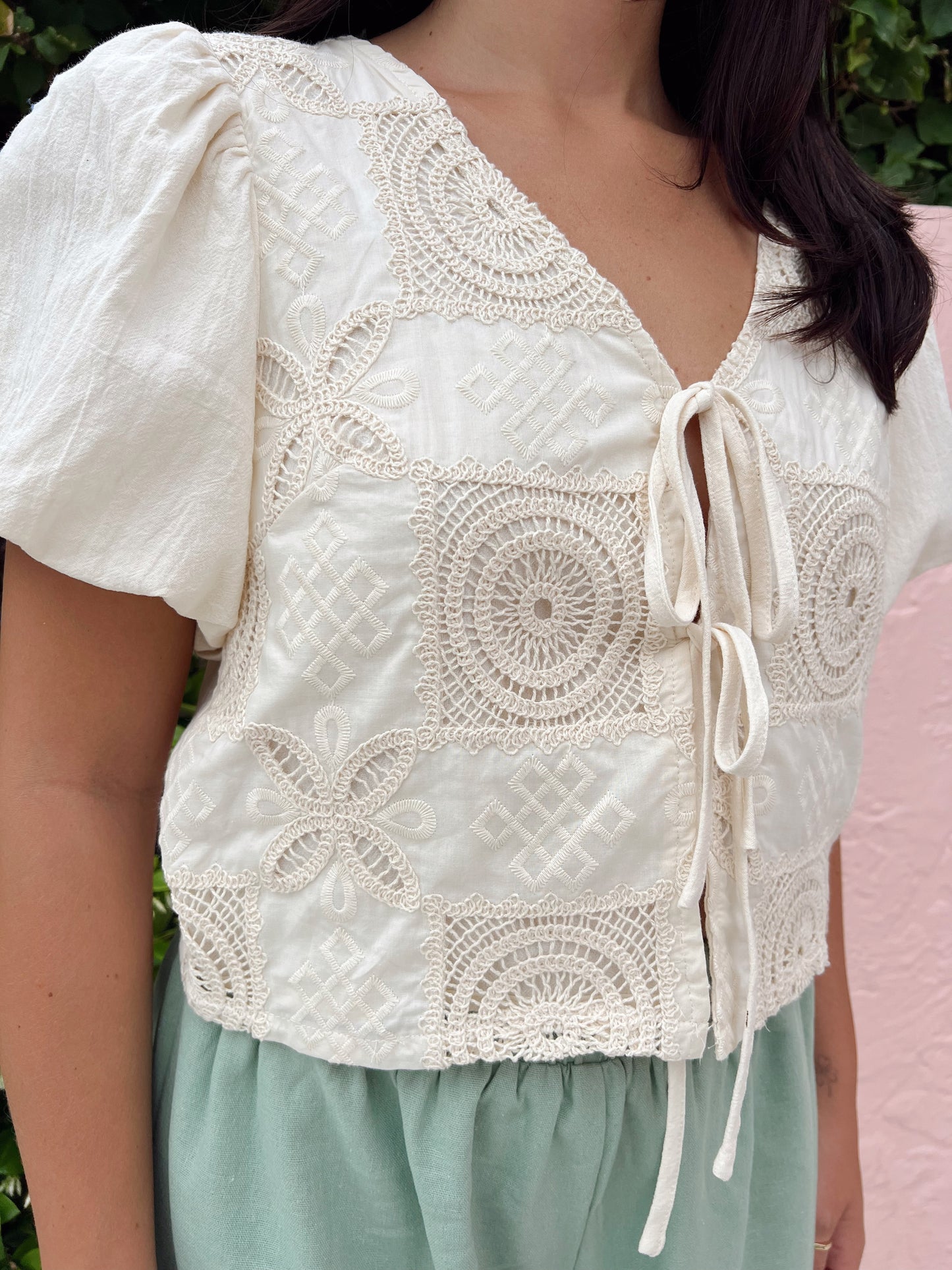 EMILY CROCHET TOP