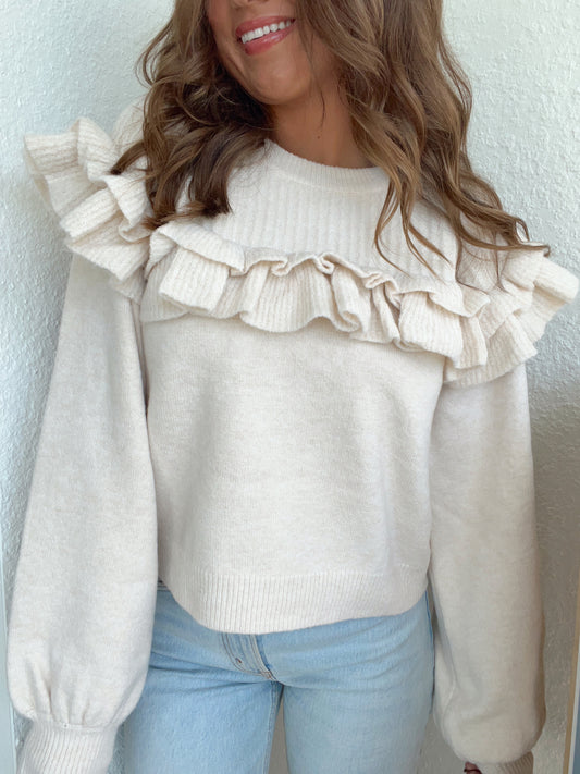 ANABELLE SWEATER - IVORY