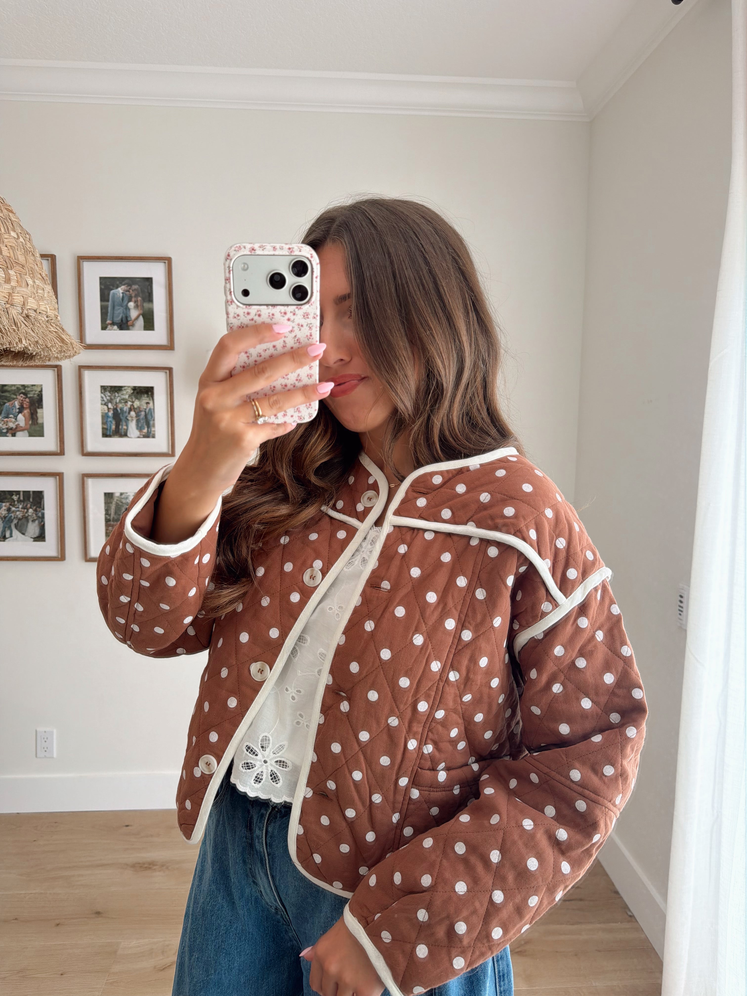 Clara Polka Dot Jacket