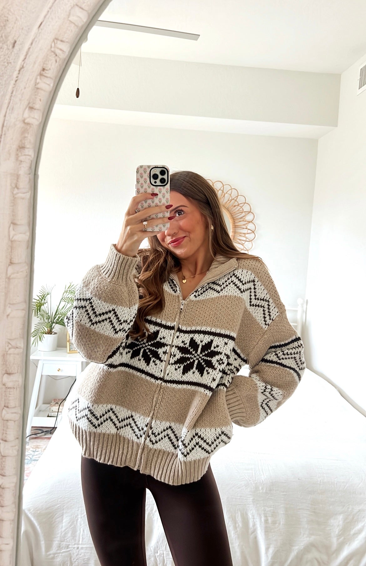 SNOW BIRD SWEATER JACKET