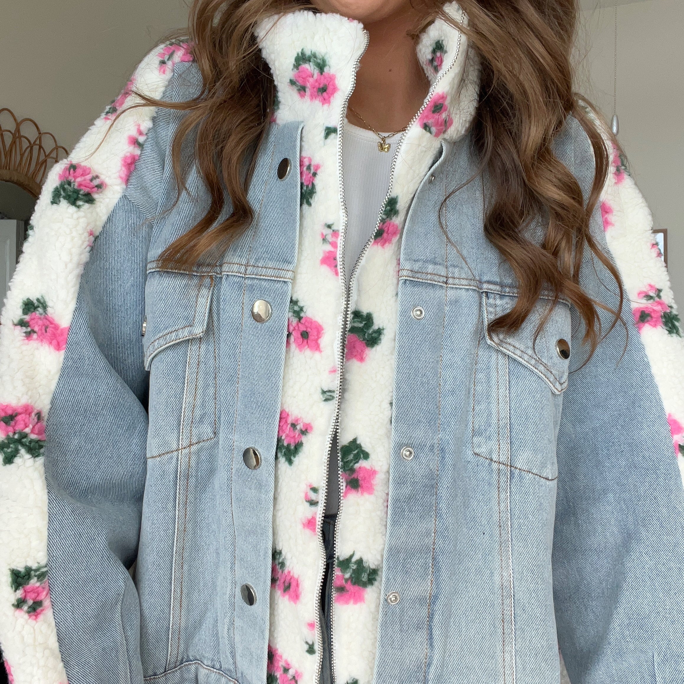 Benny Sherpa Jacket - Ivory