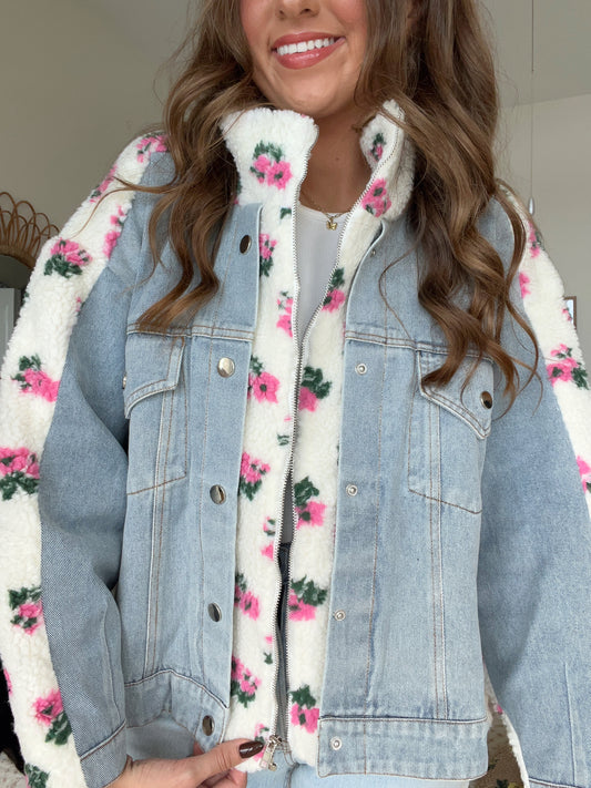 BENNY SHERPA JACKET - IVORY
