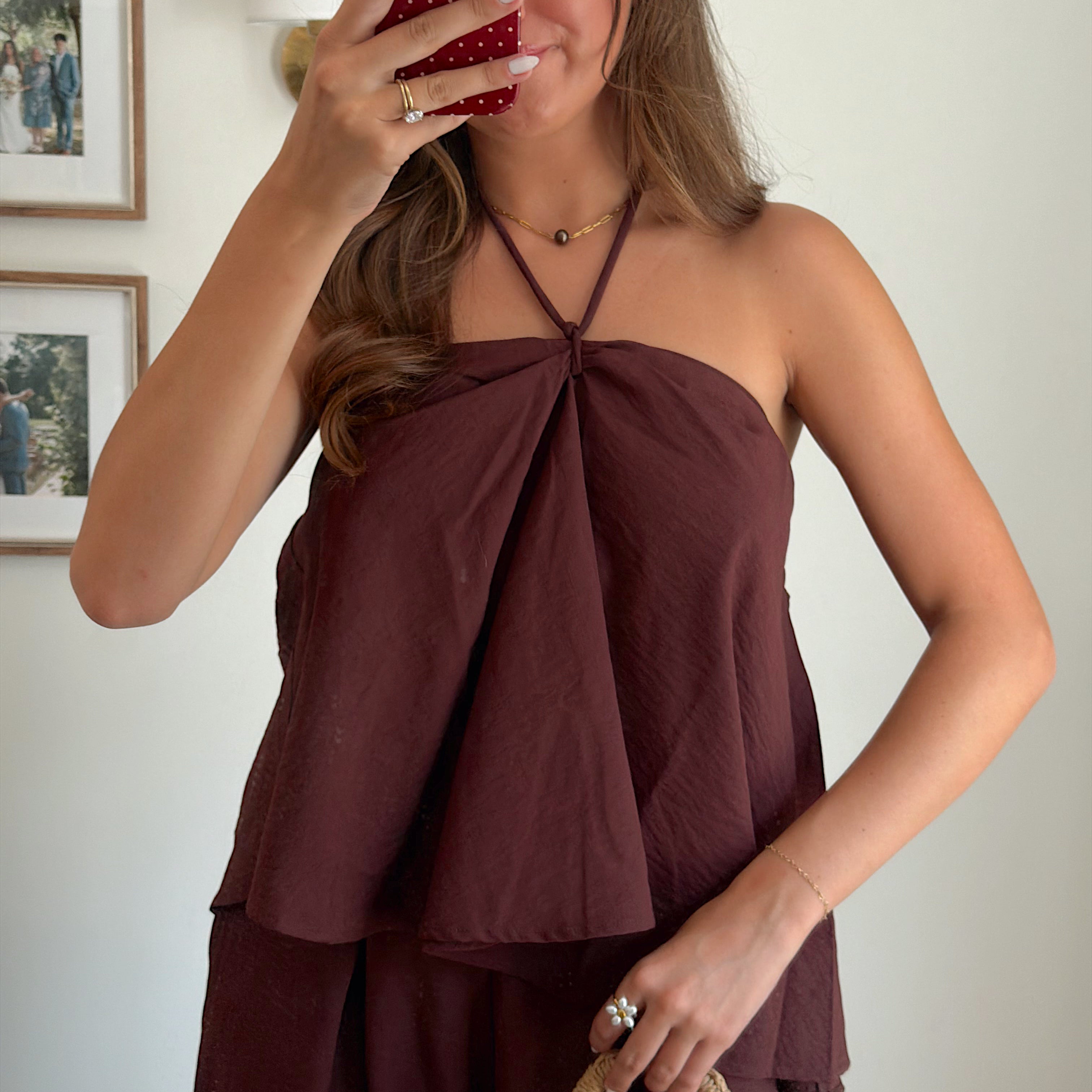 Cocoa Butter Halter + Strapless Tank