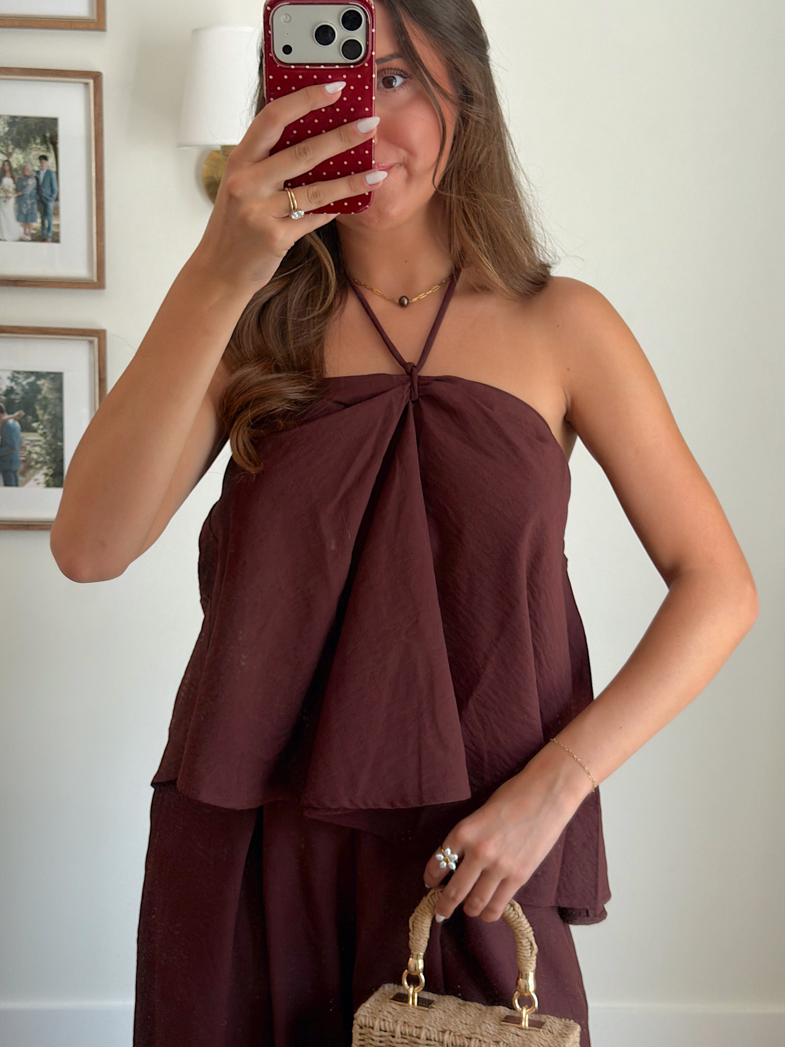 Cocoa Butter Halter + Strapless Tank