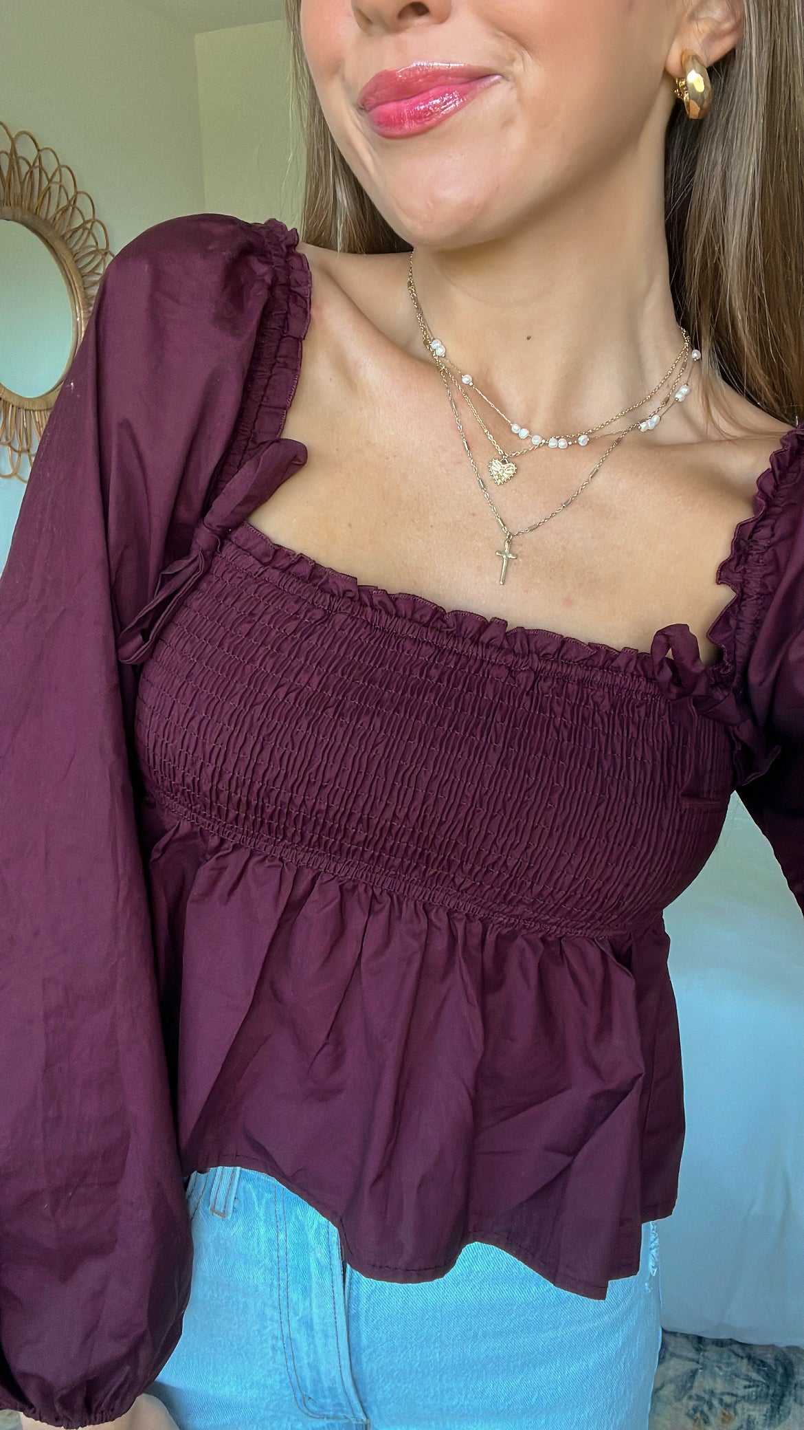 MAISY BABYDOLL TOP