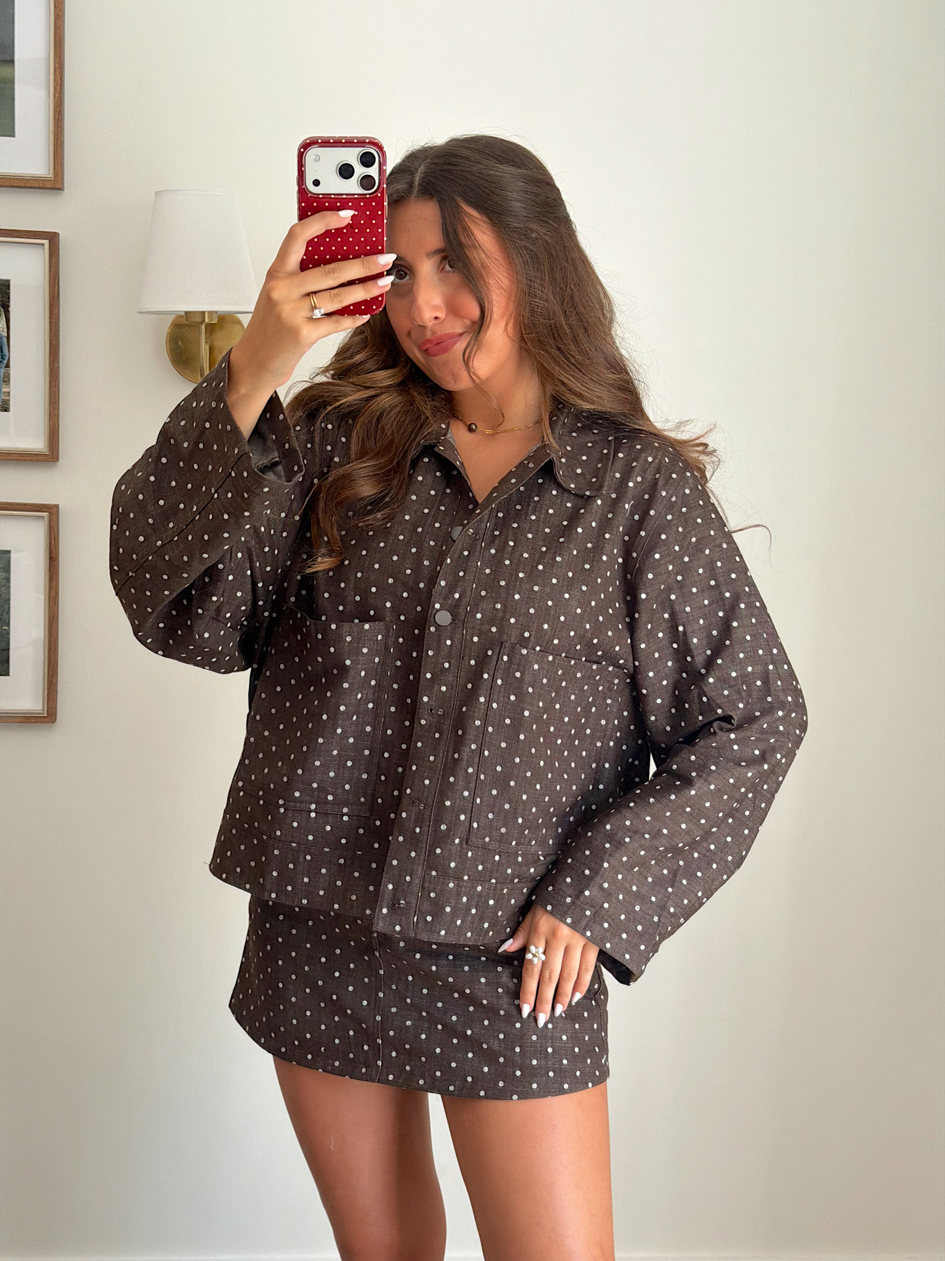 September Glow Jacket + Skirt Set