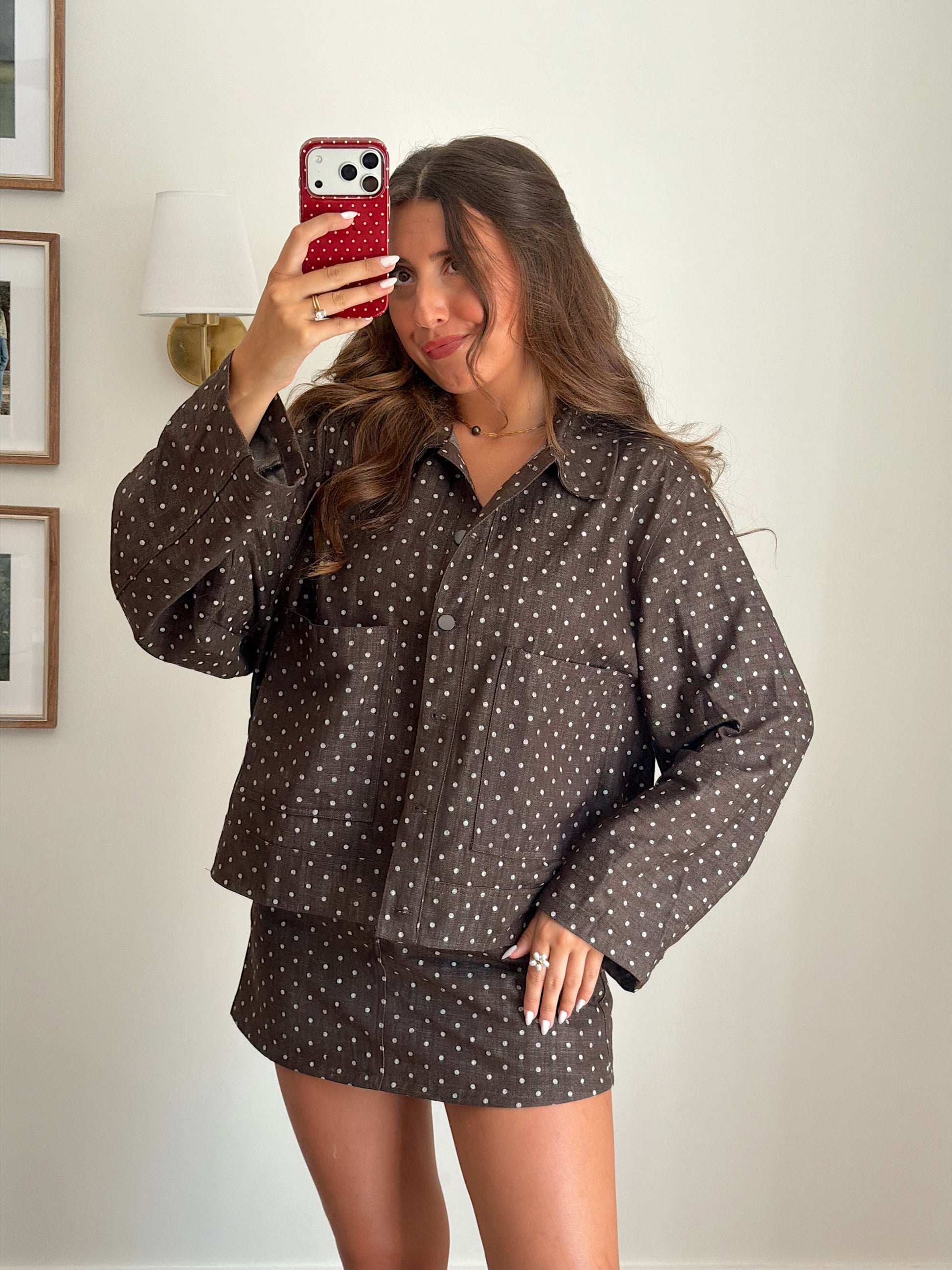 September Glow Jacket + Skirt Set