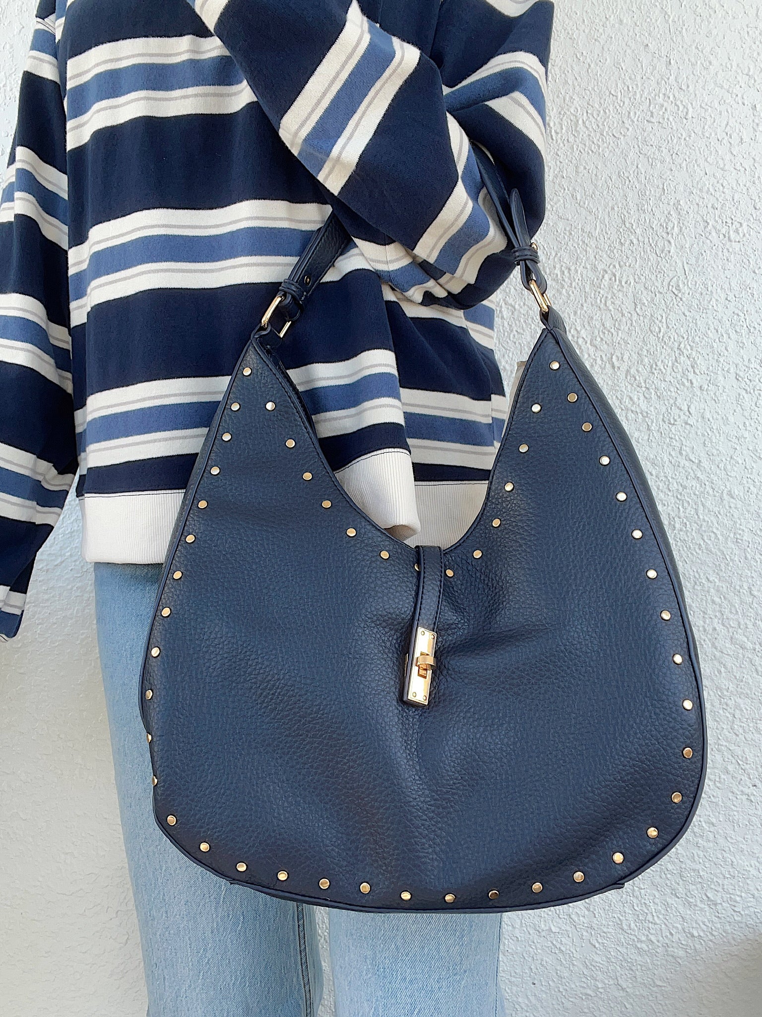 Rodeo Hobo Bag - Navy