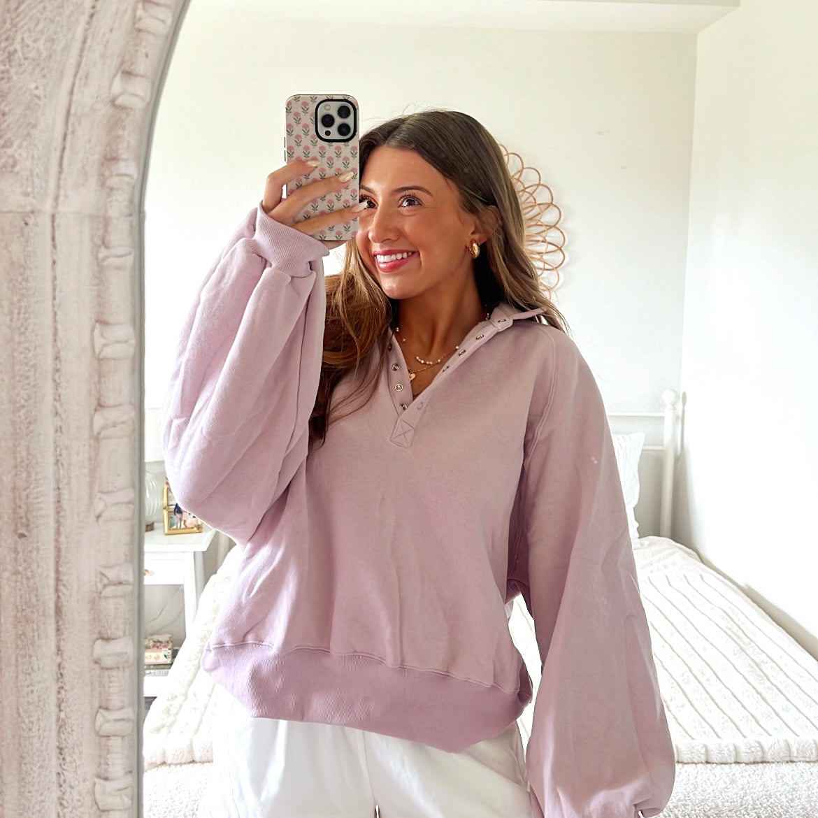 SUNDAY PULLOVER - LILAC