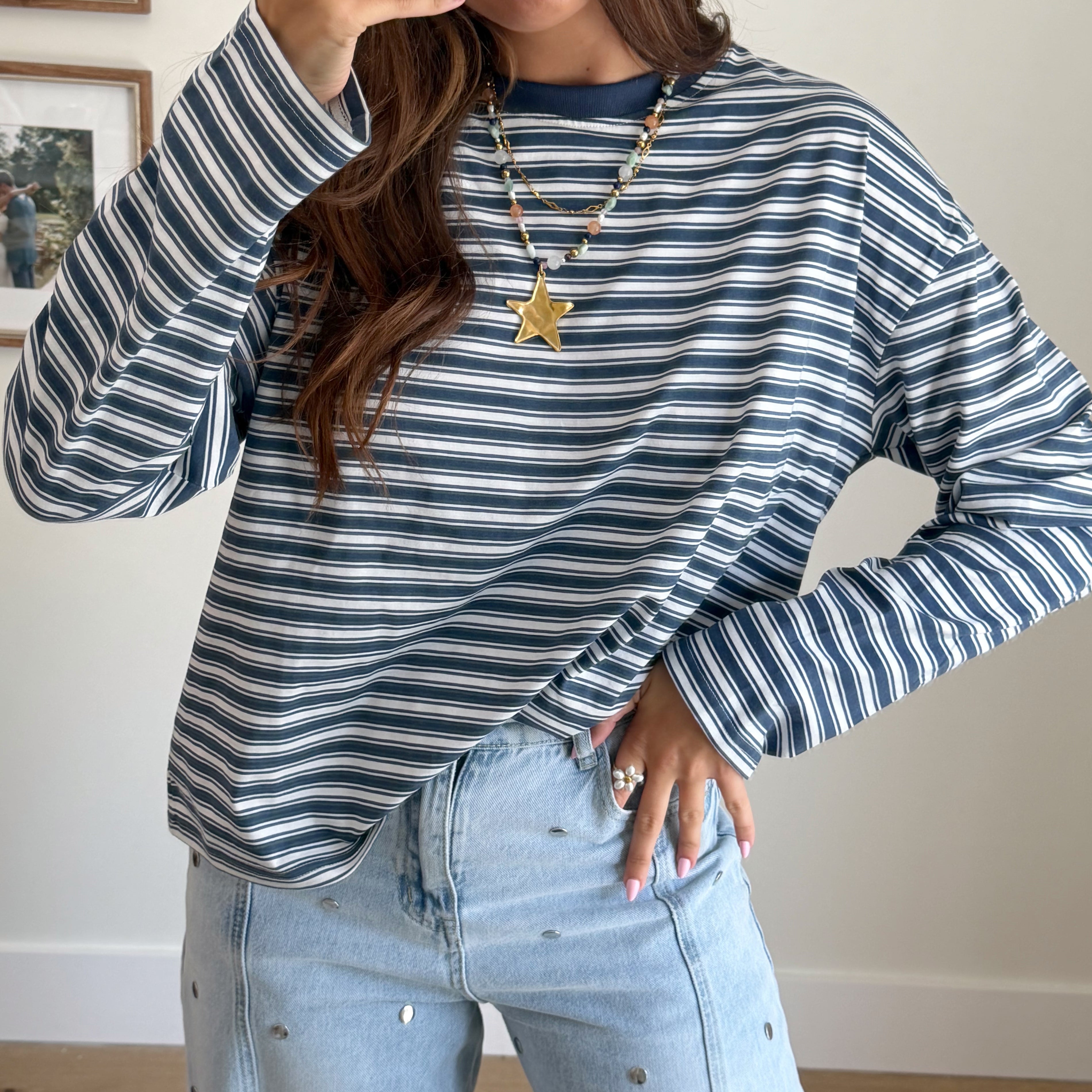 Salt Air Stripe Top