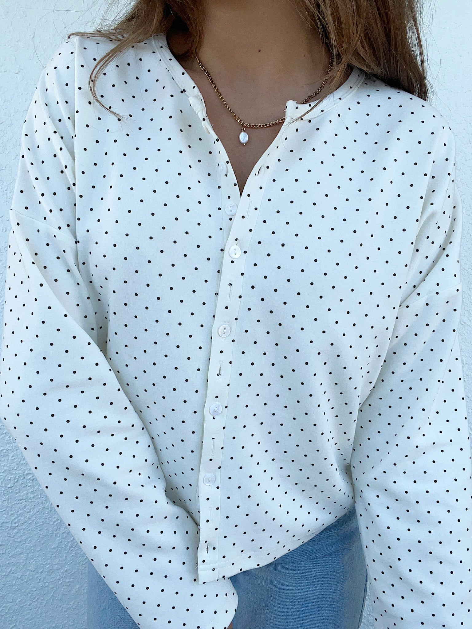 Sunday’s Best Polka Dot Cardi