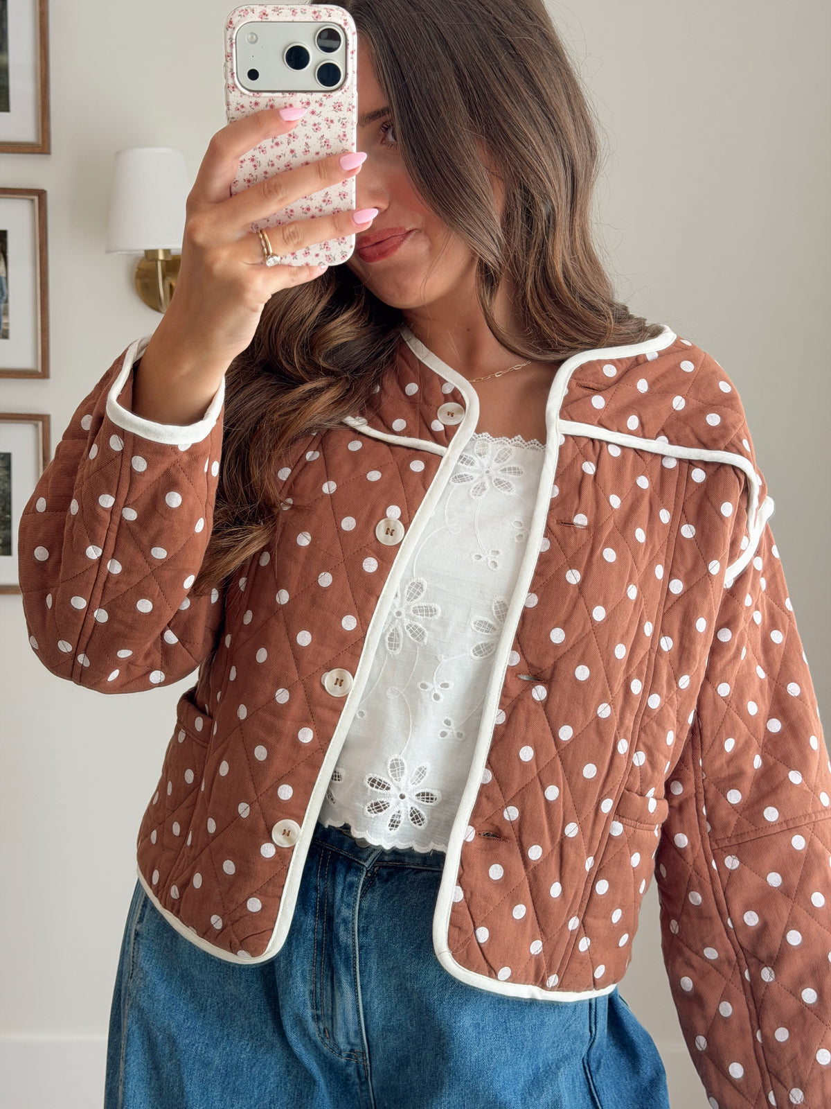 Clara Polka Dot Jacket
