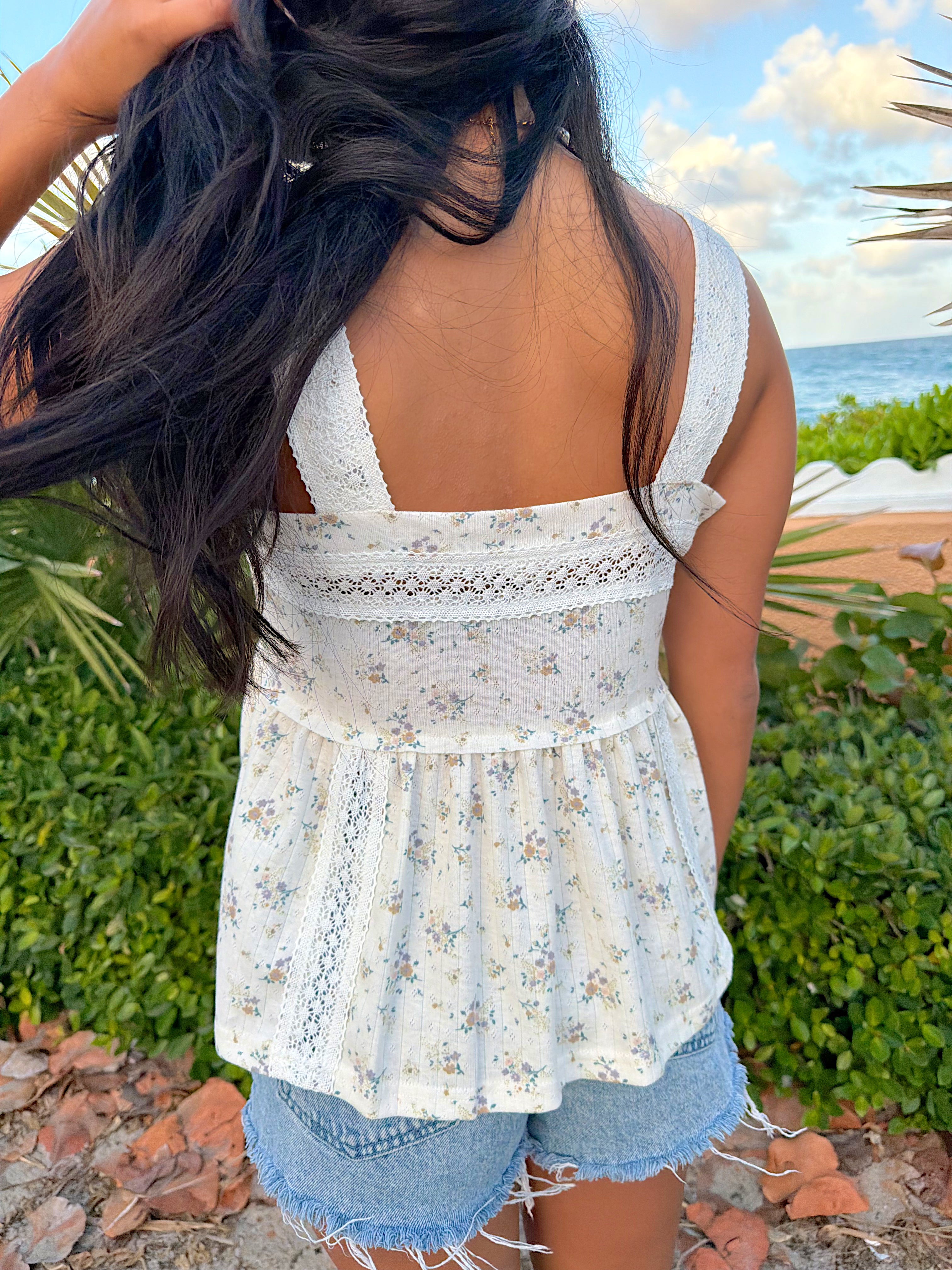 Daphne Floral Tank