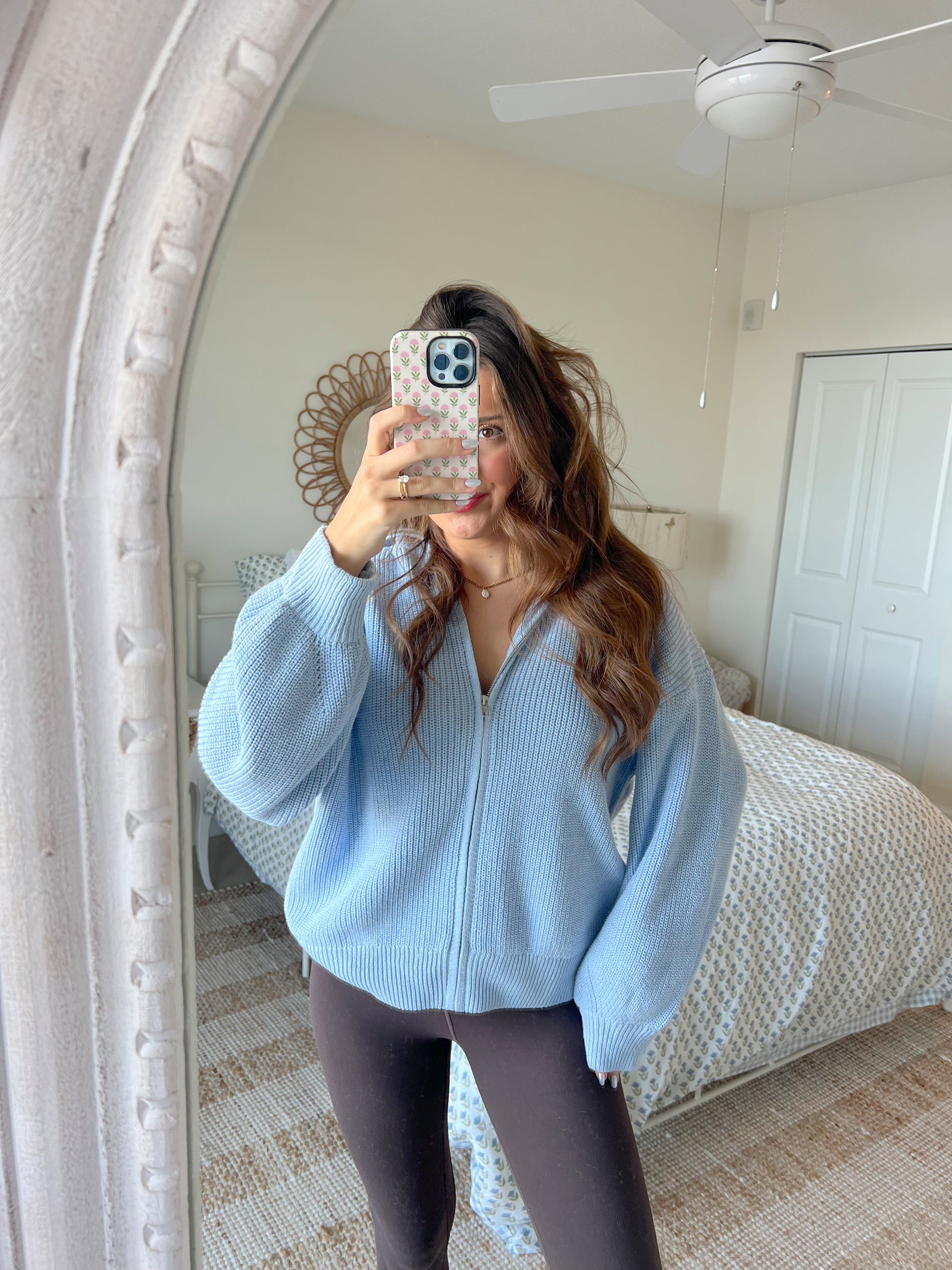 The Lulani Zip - Sky Blue