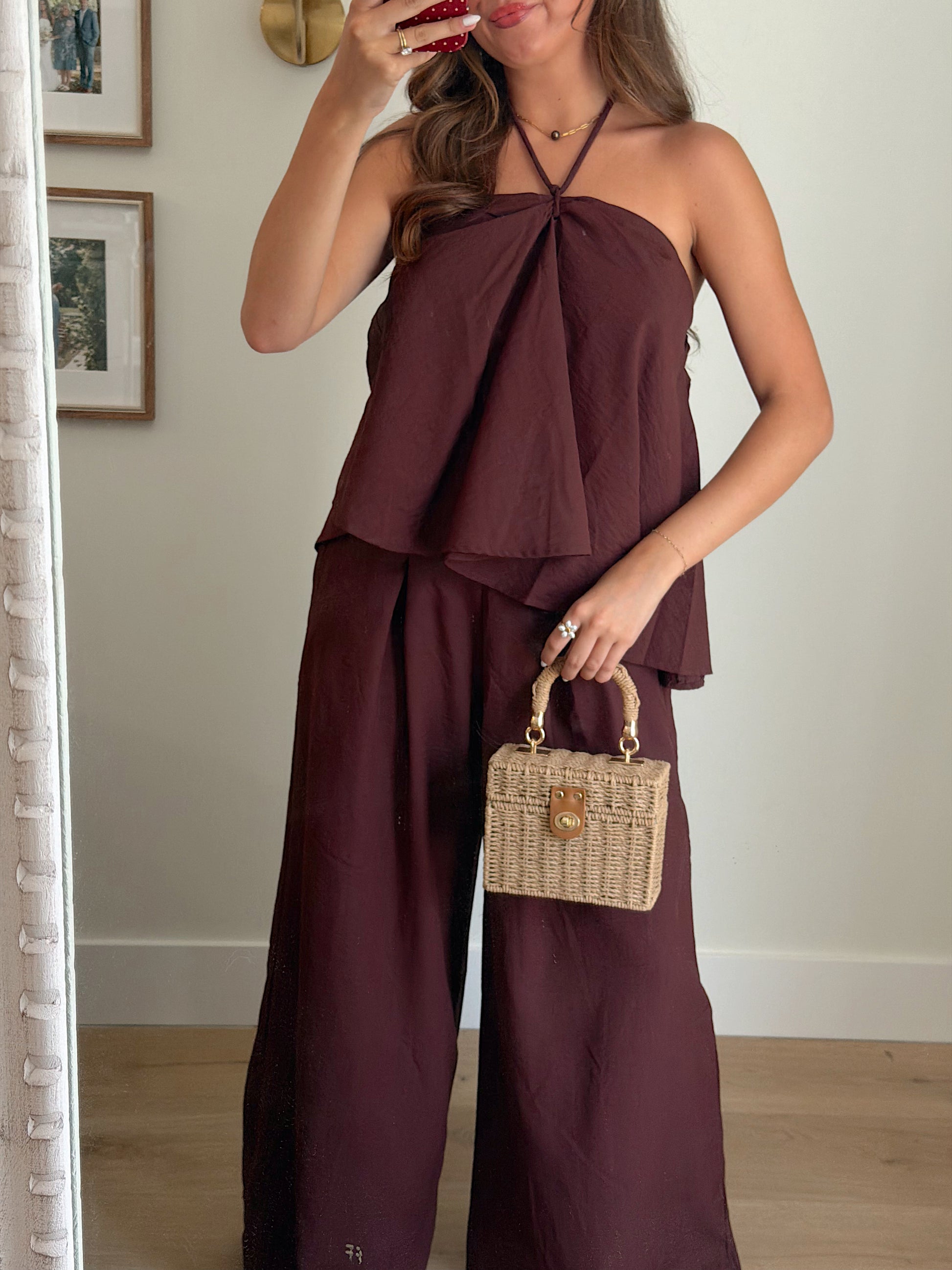 Cocoa Butter Wide Leg Pants