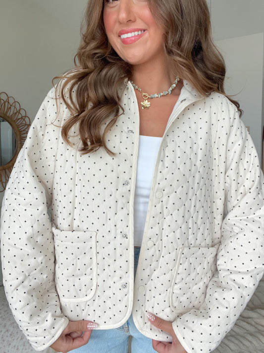 DOTTIE QUILTED JACKET