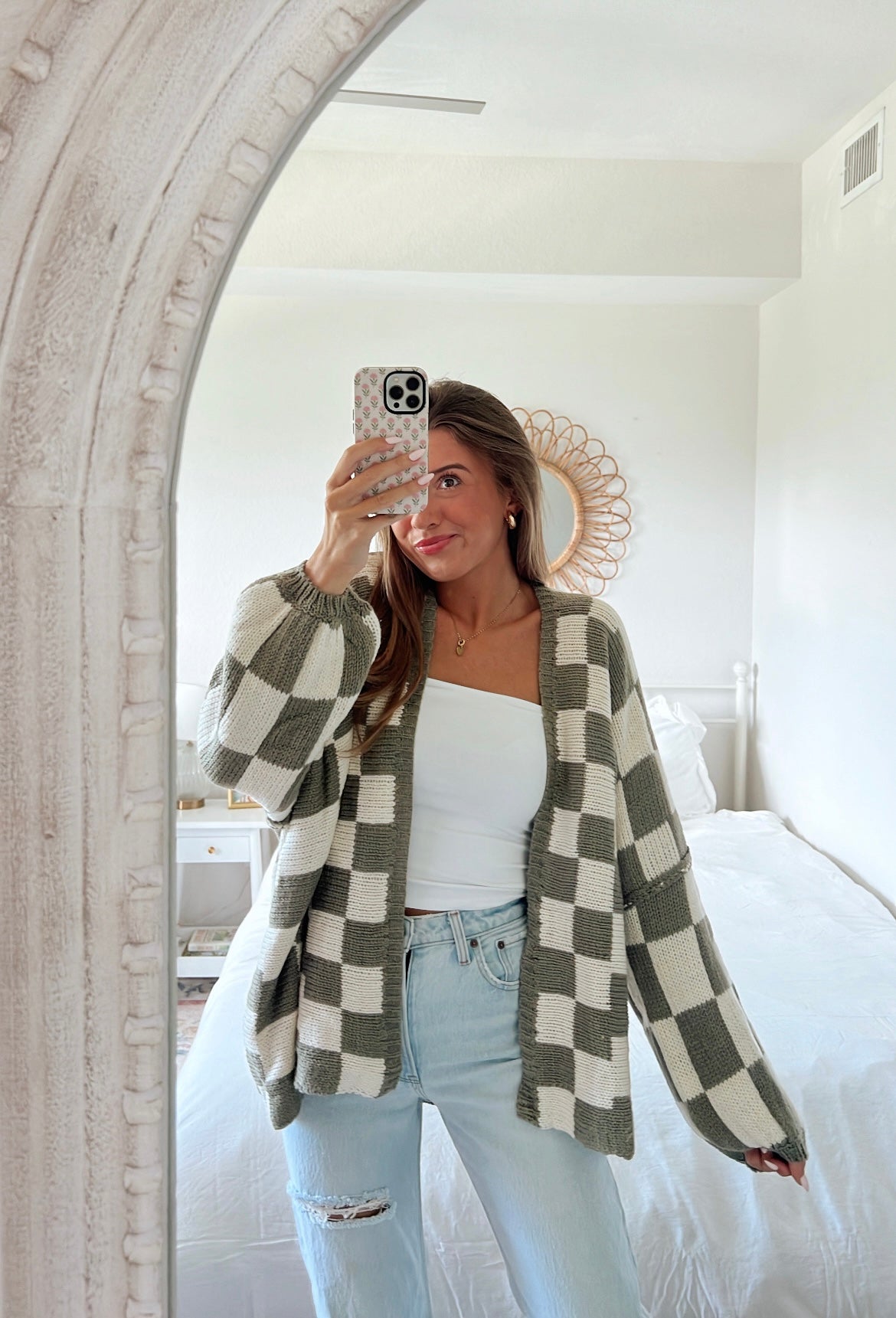 LOLA CARDIGAN - OLIVE