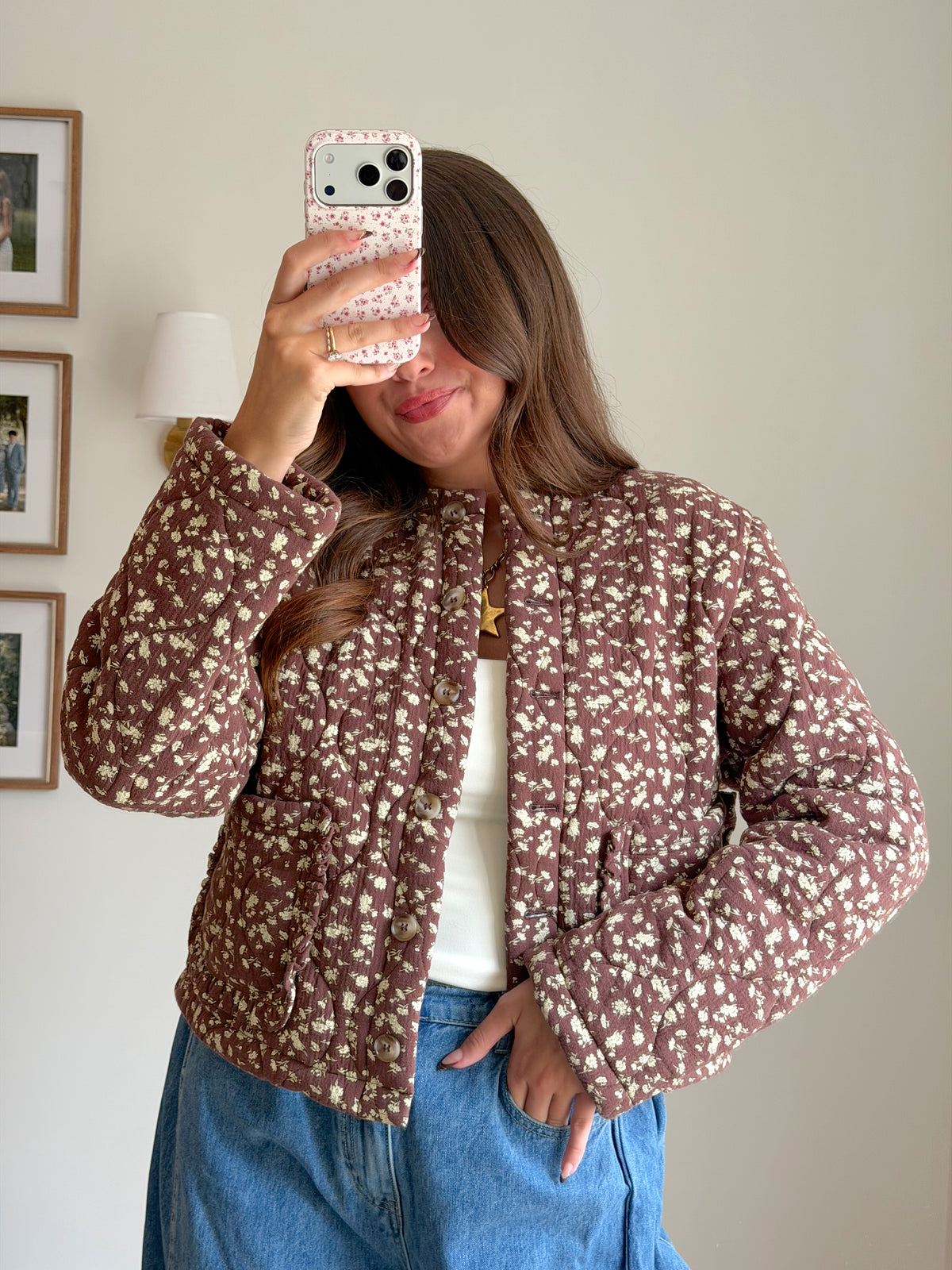 Ruth Floral Quilted Jacket