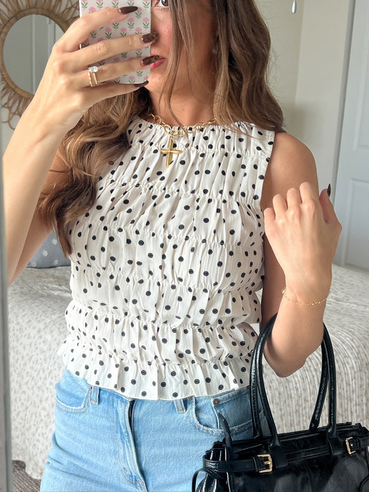 ORCHARD TANK - POLKA DOT