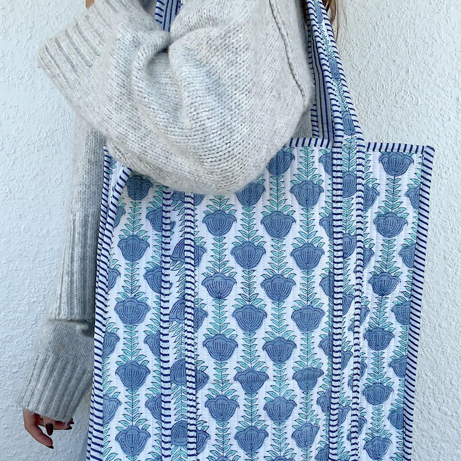 Harper Tote - Blue