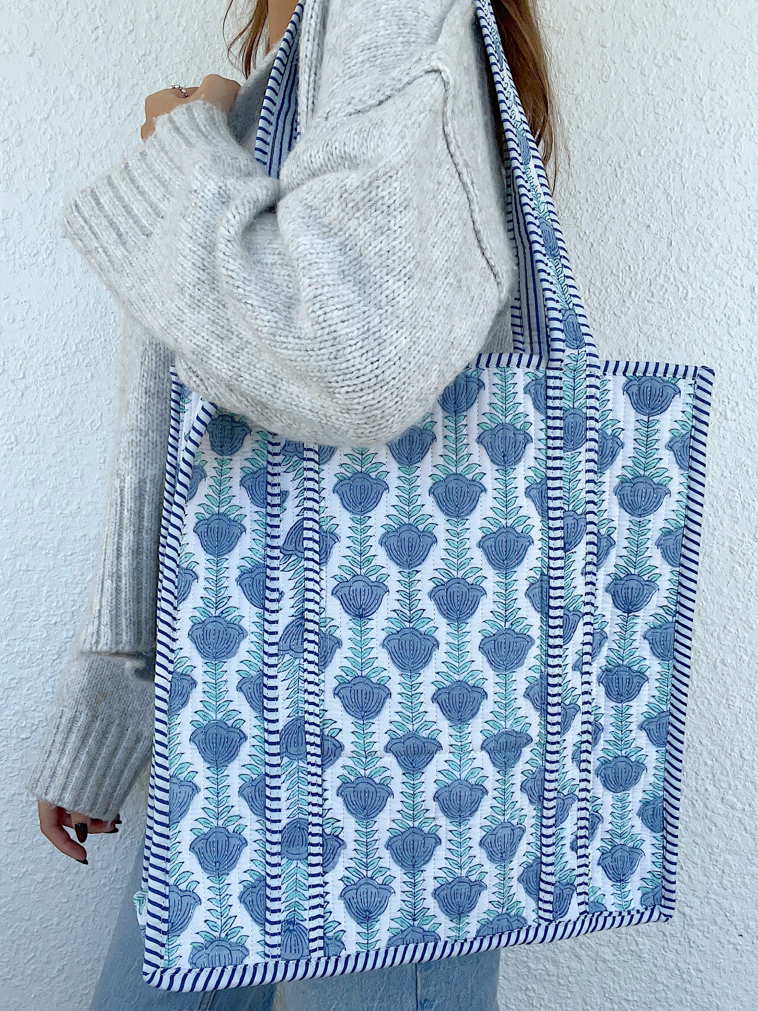 Harper Tote - Blue