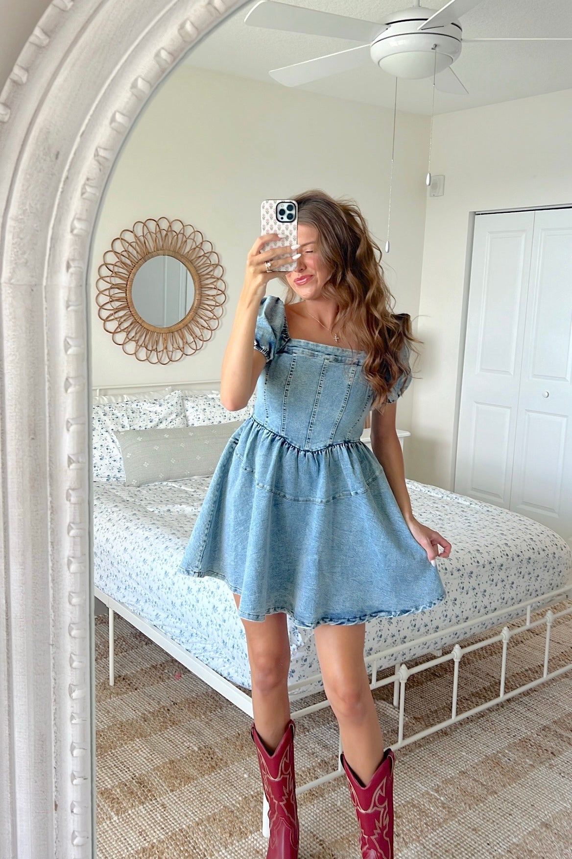Sweet Liberty Denim Mini Dress