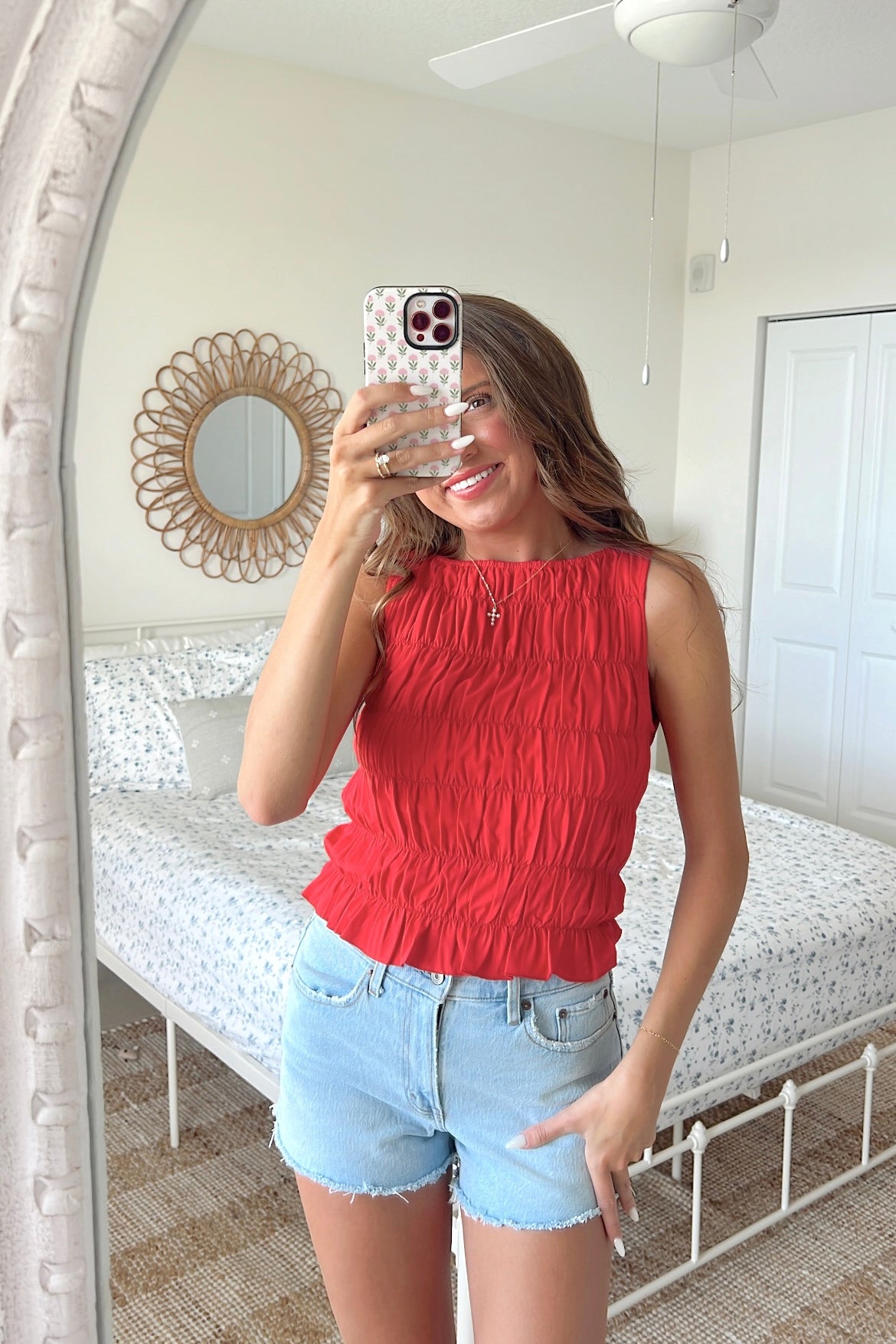 Strawberry Fields Tank - Red