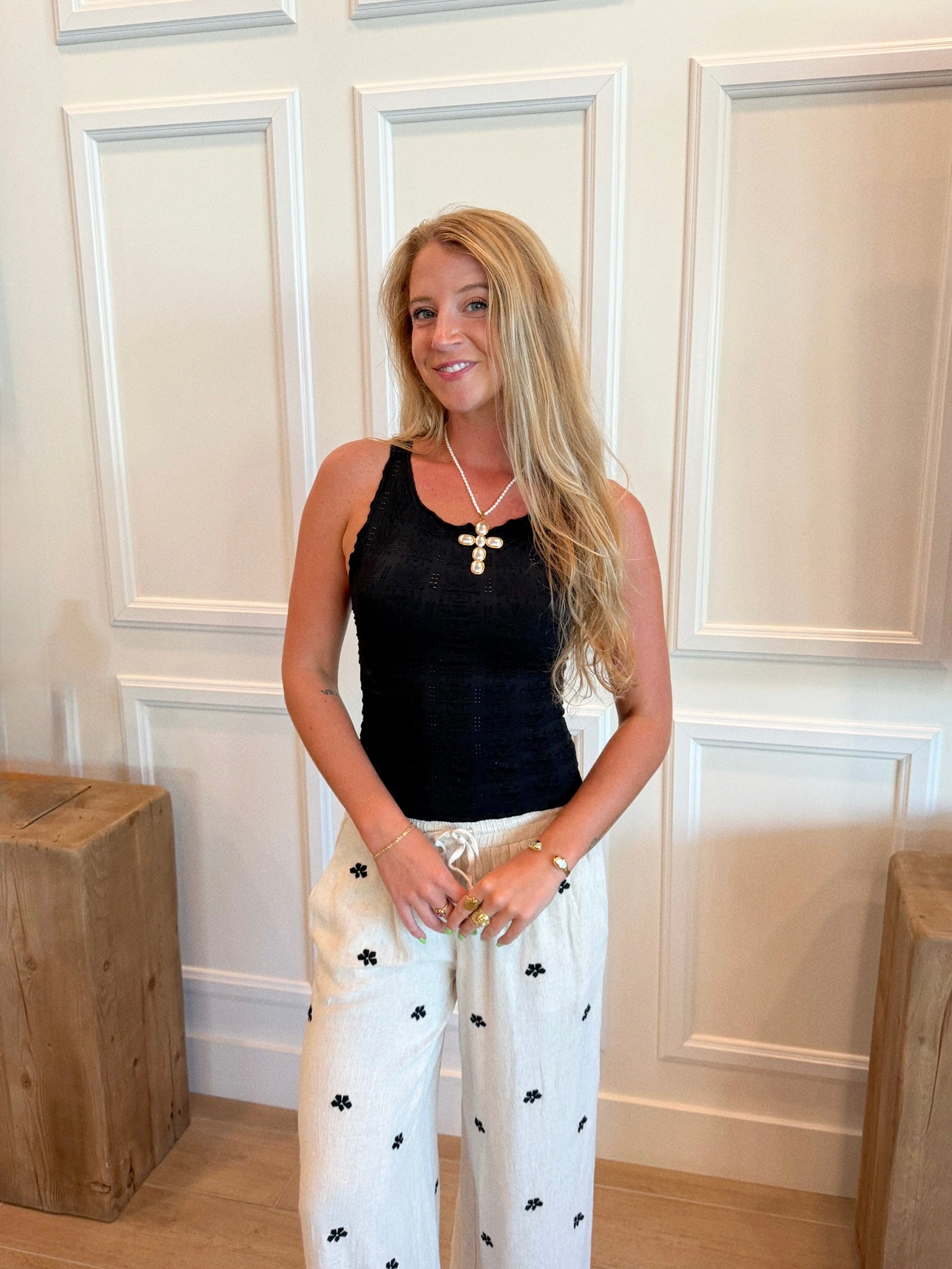 Georgia Embroidered Pants