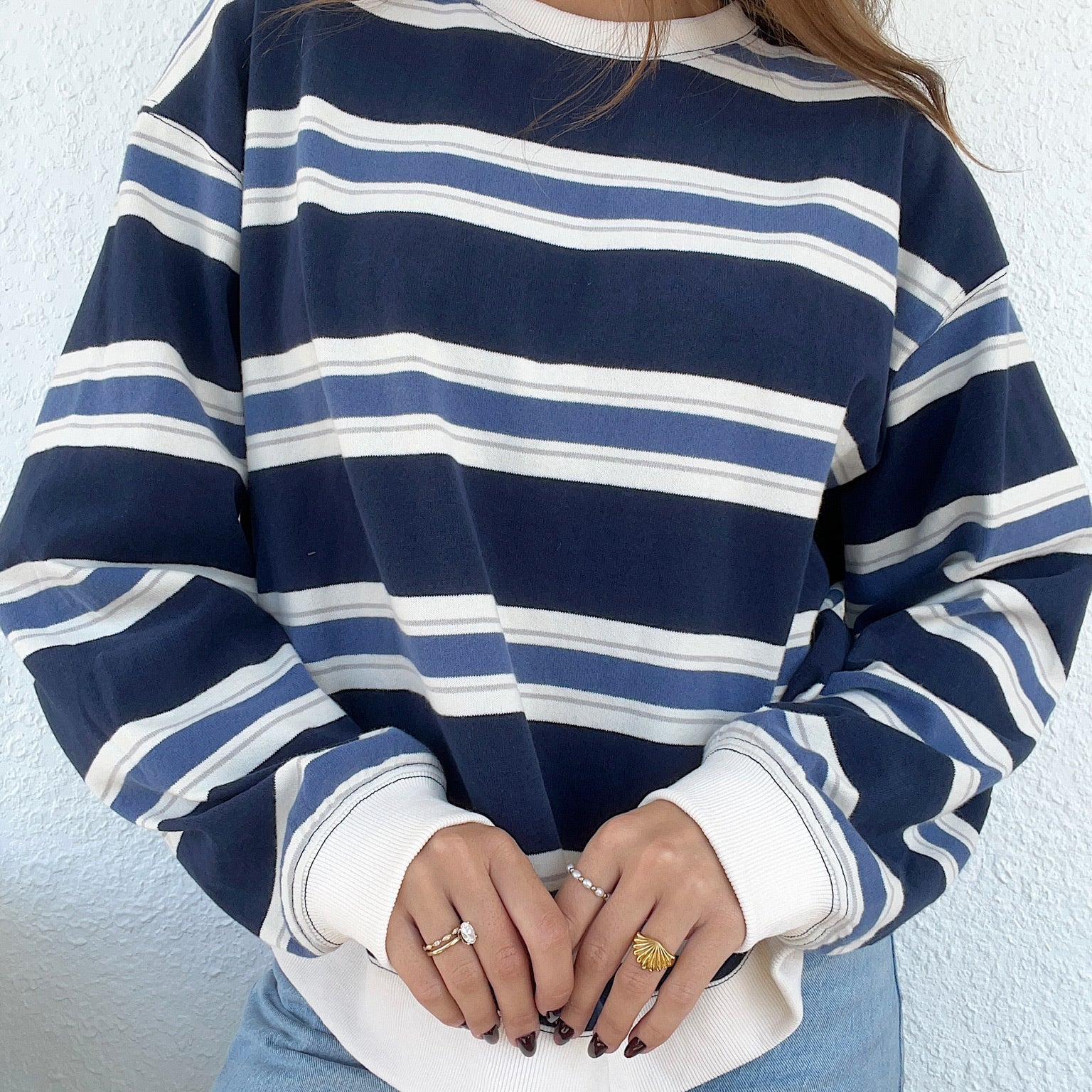 Catelynn Pullover - Cobalt Blue