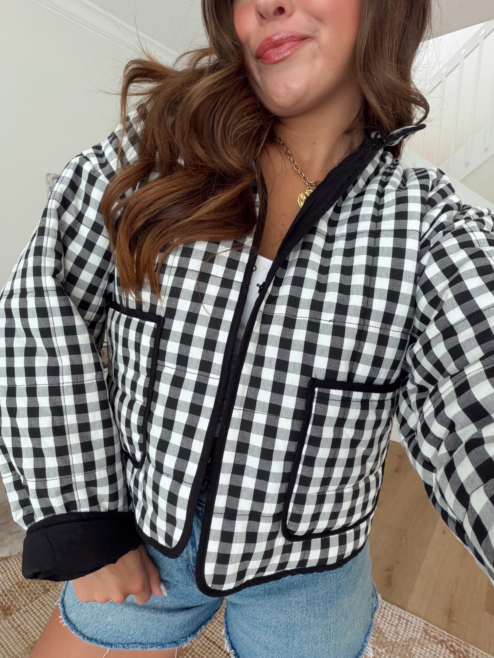 Maribelle Gingham Jacket