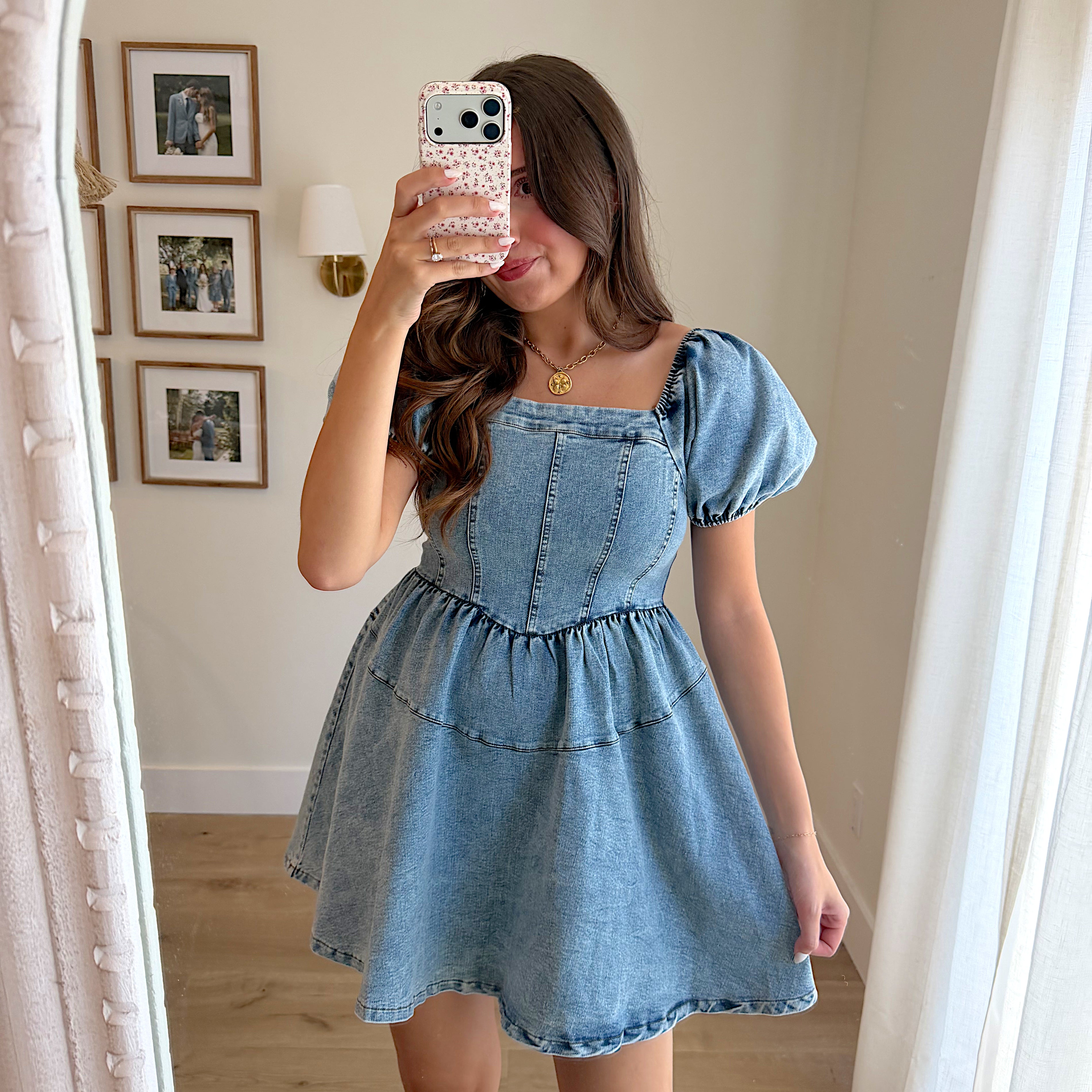 Sweet Liberty Denim Mini Dress