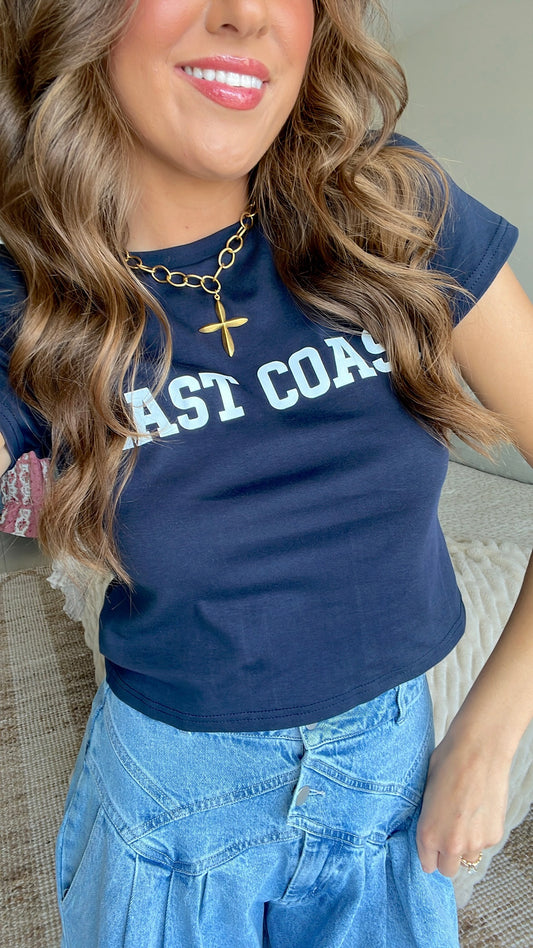 'EAST COAST' BABY TEE