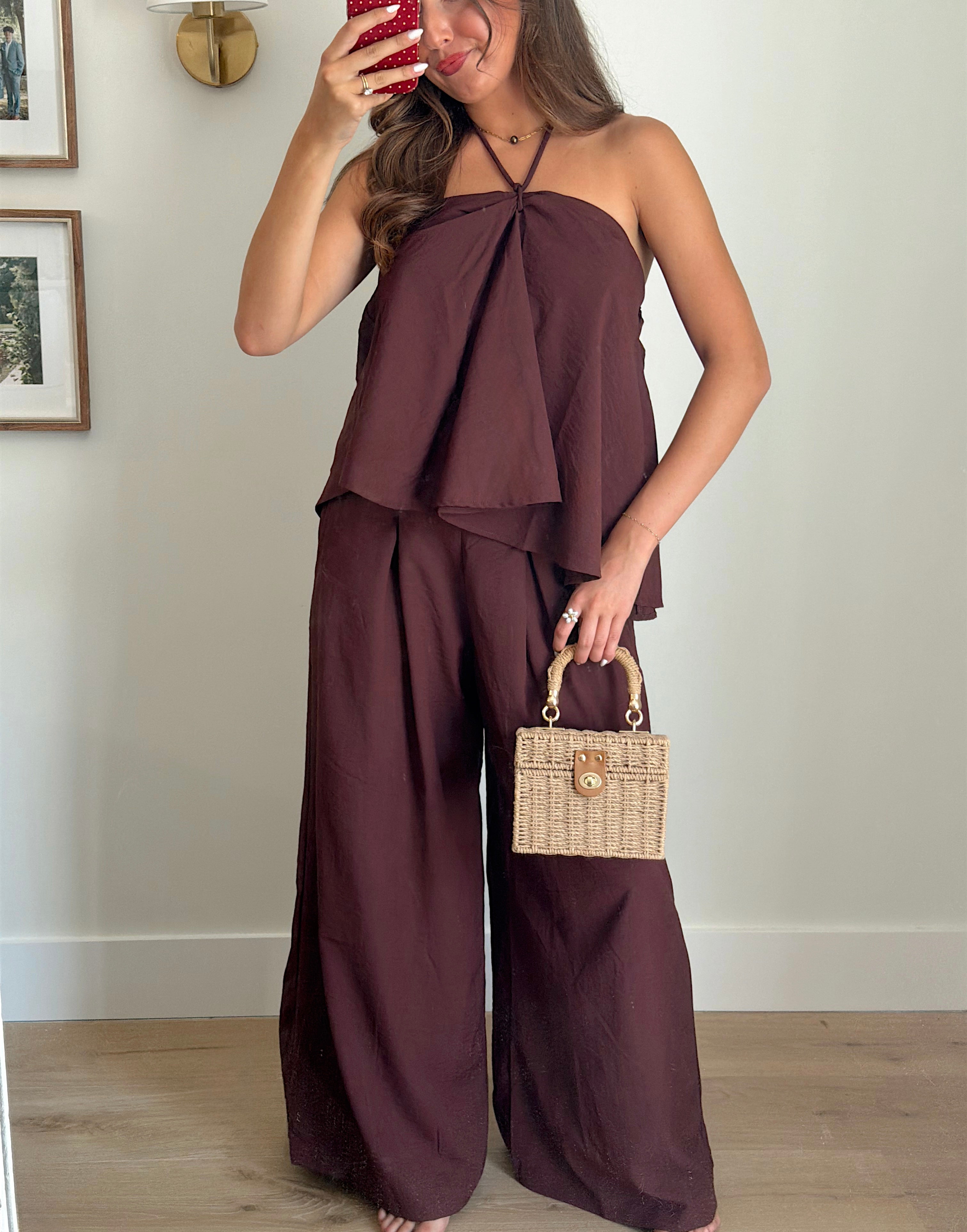 Cocoa Butter Wide Leg Pants