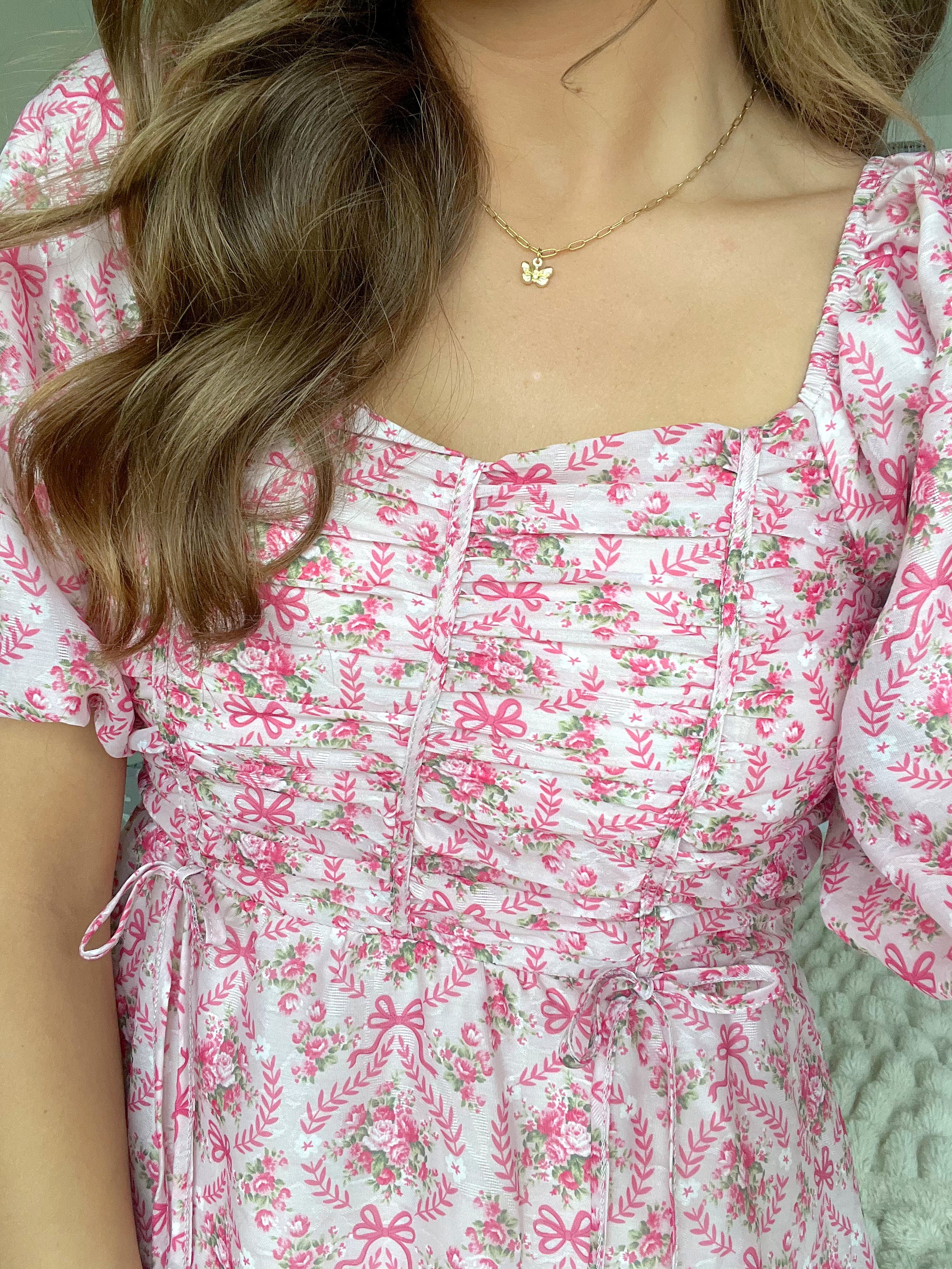 Falling for Pink Maxi Dress