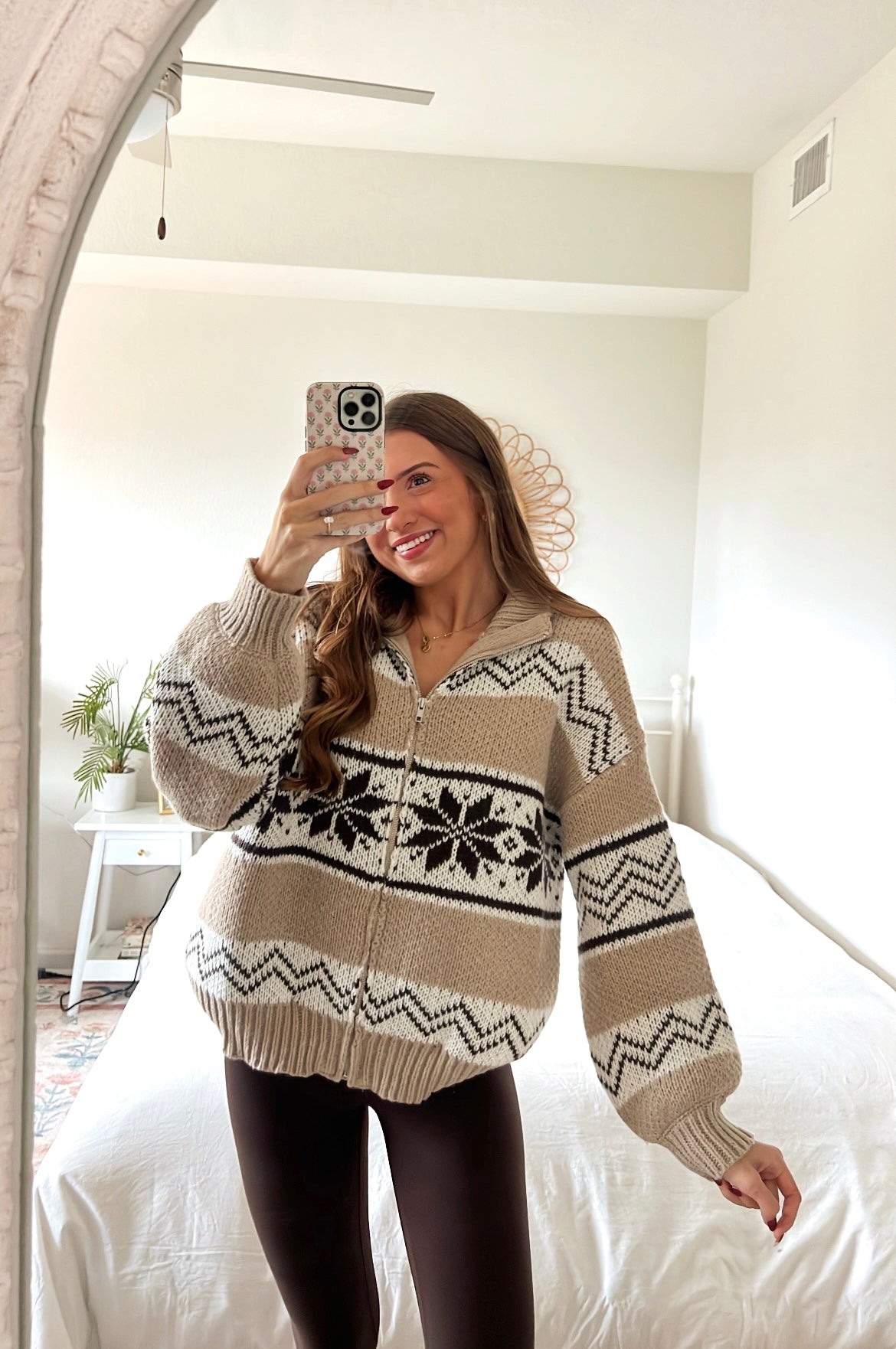 SNOW BIRD SWEATER JACKET