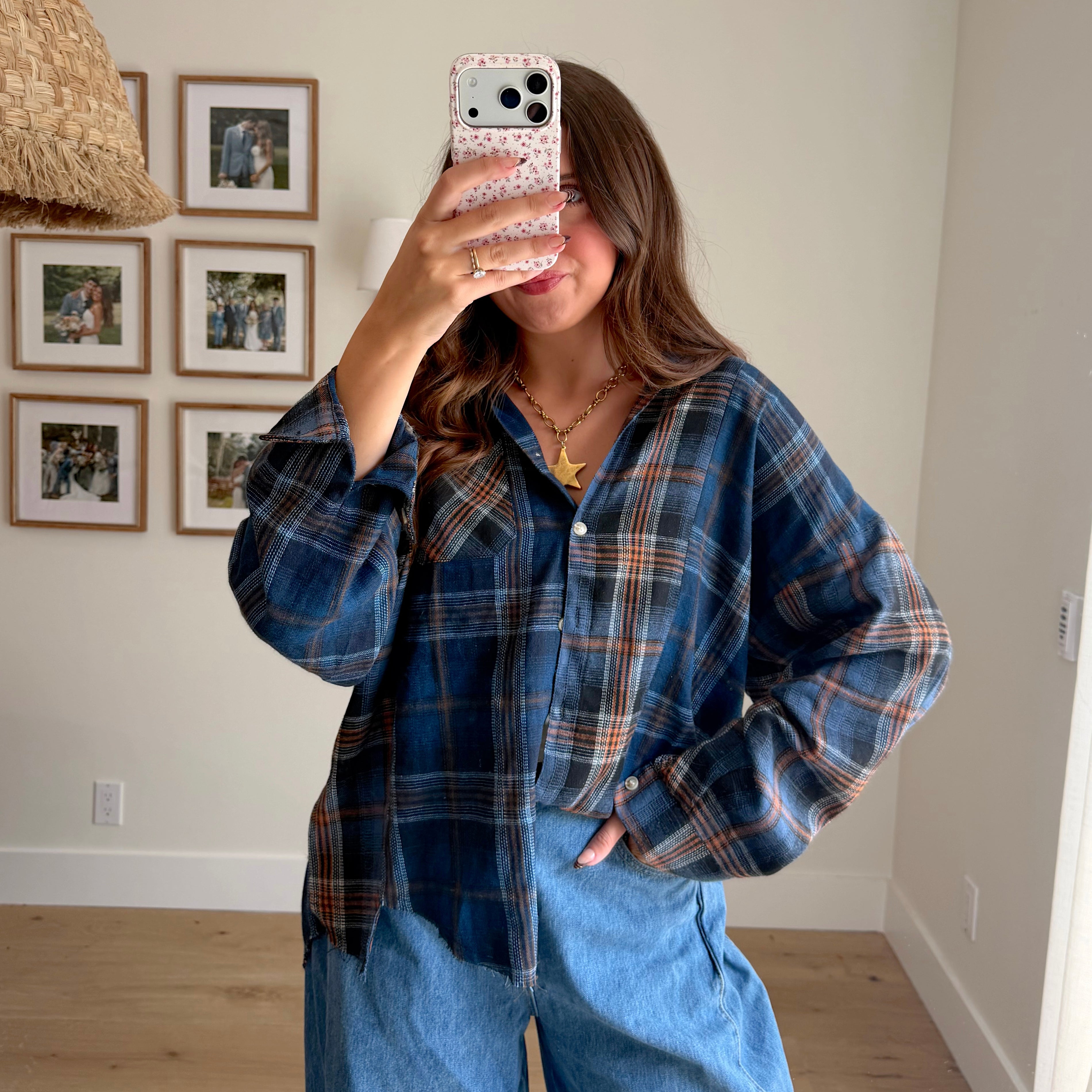 Parker Flannel - Midnight Blue