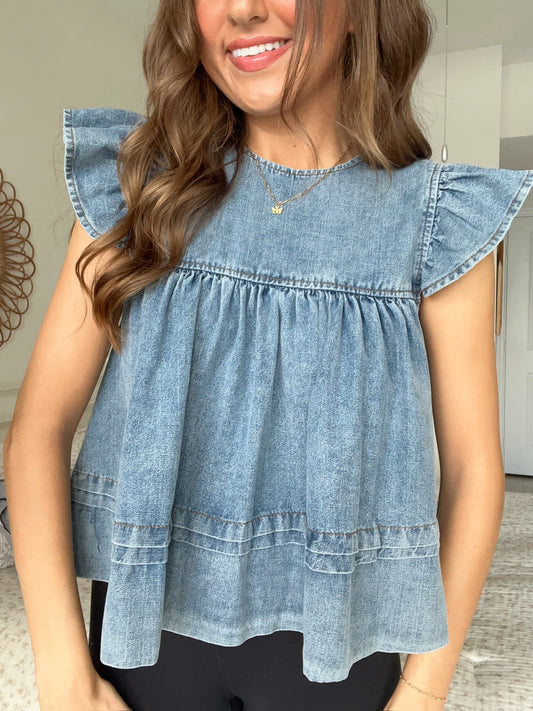 BLUEBELL DENIM TOP