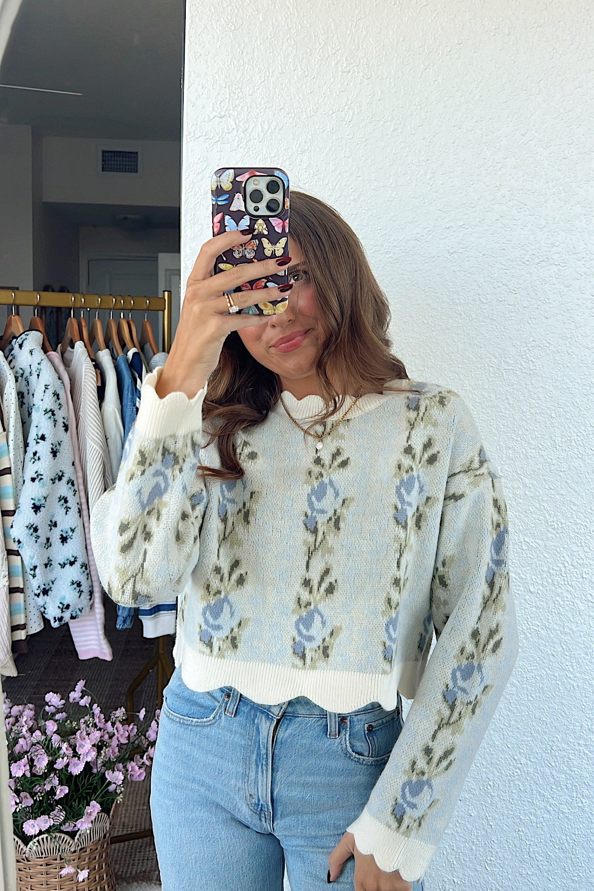 Bluette Scalloped Sweater