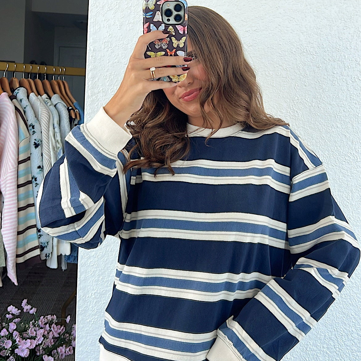 Catelynn Pullover - Cobalt Blue