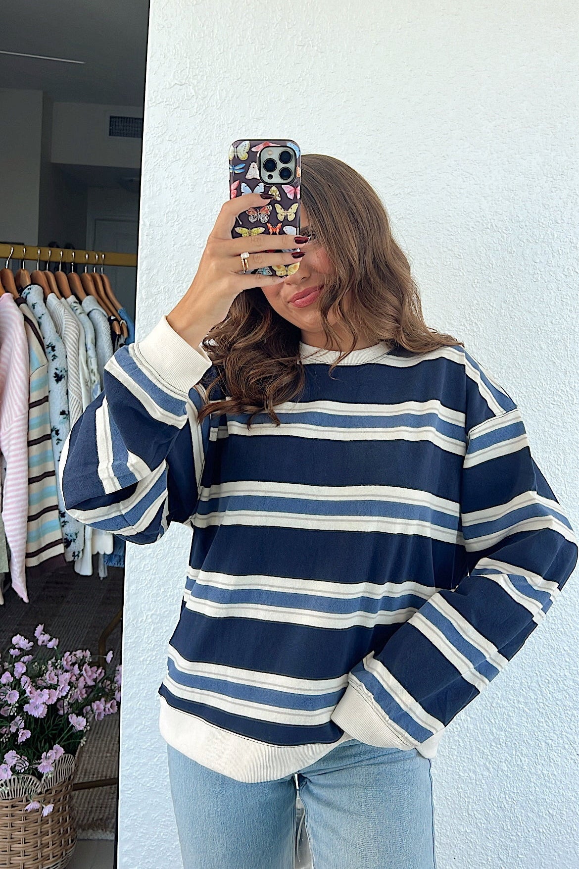 Catelynn Pullover - Cobalt Blue